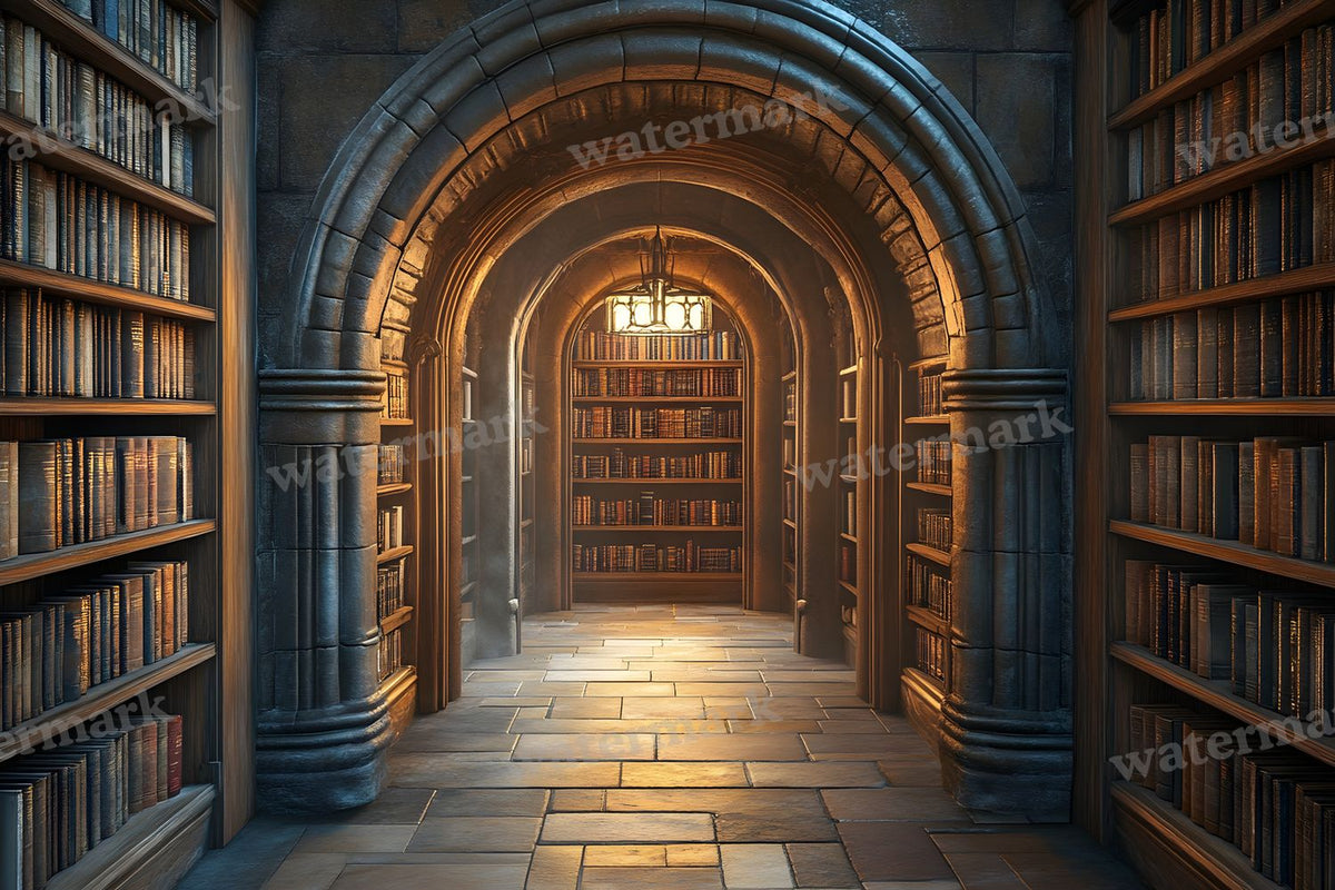 Dark Academia Study Backdrop Images