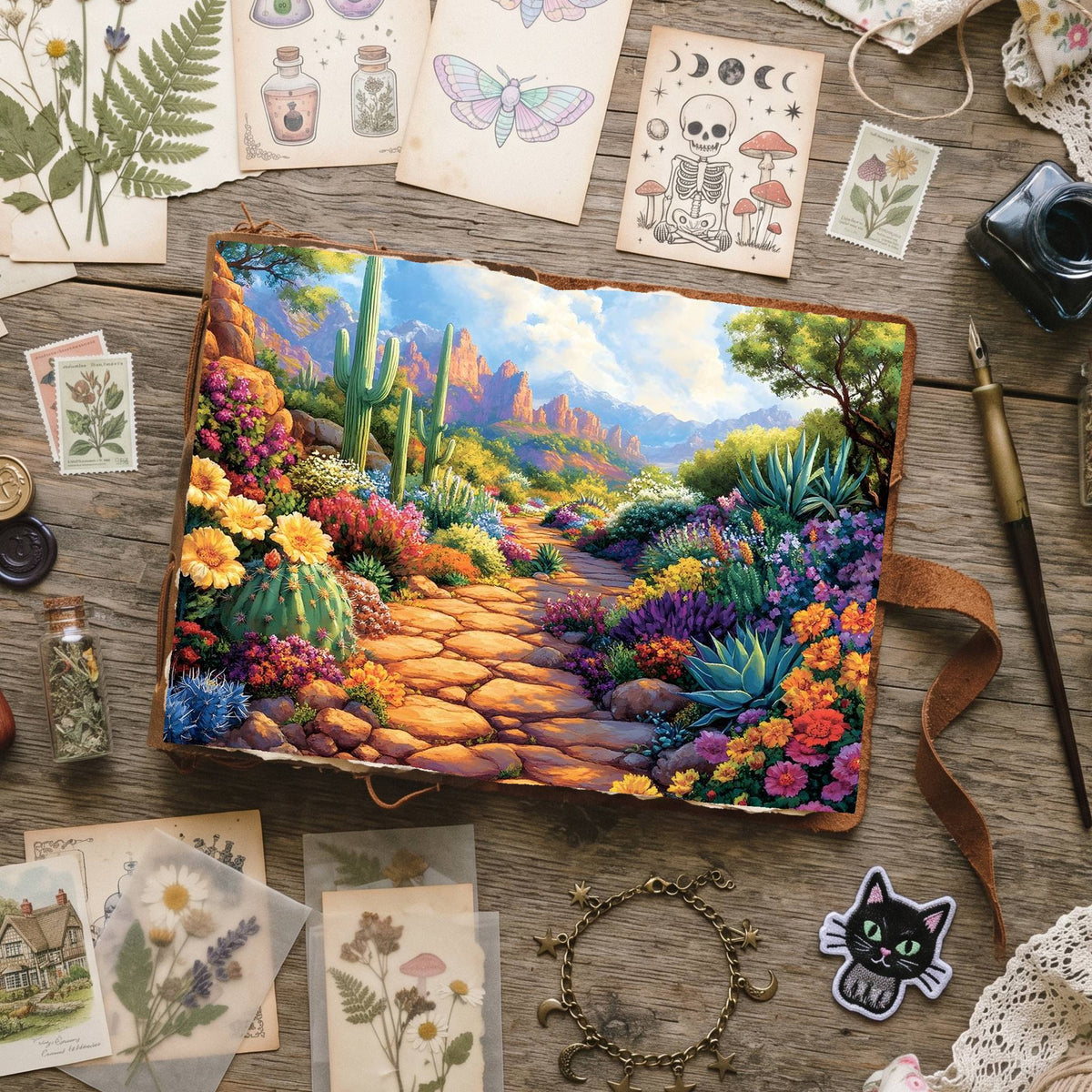 Desert Botanical Digital Papers