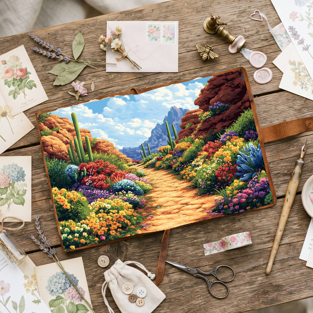Desert Botanical Digital Papers