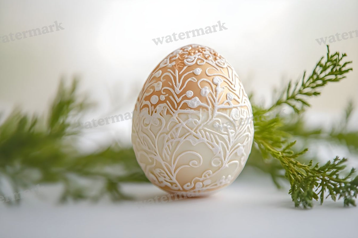Elegant Easter Egg Backdrop Images