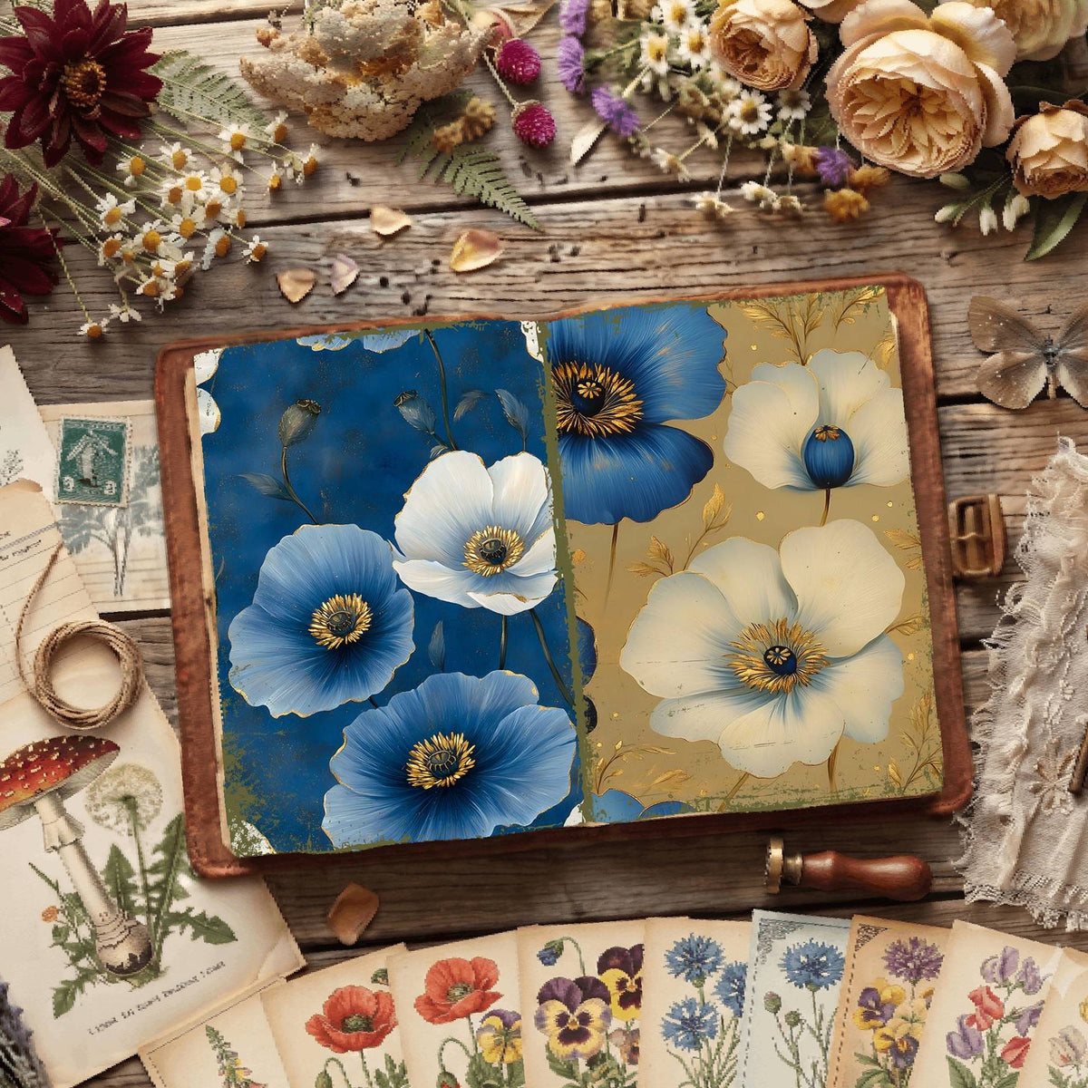 Floral Digital Papers