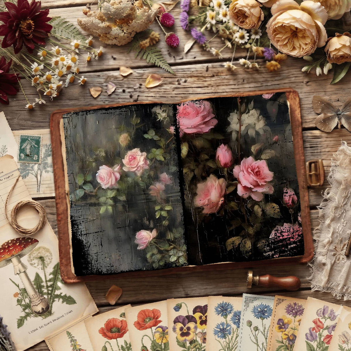 Floral Digital Papers
