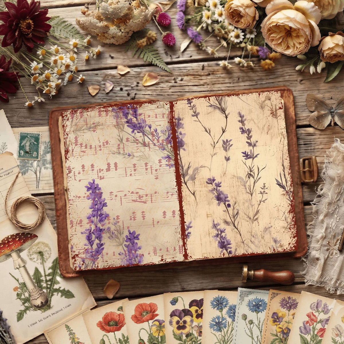 Floral Digital Papers