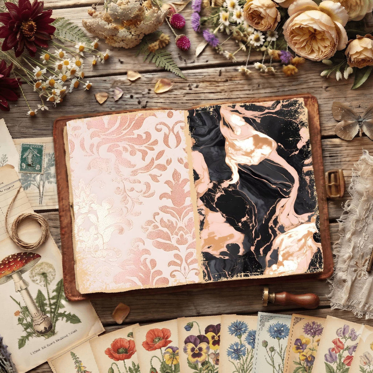 Floral Digital Papers