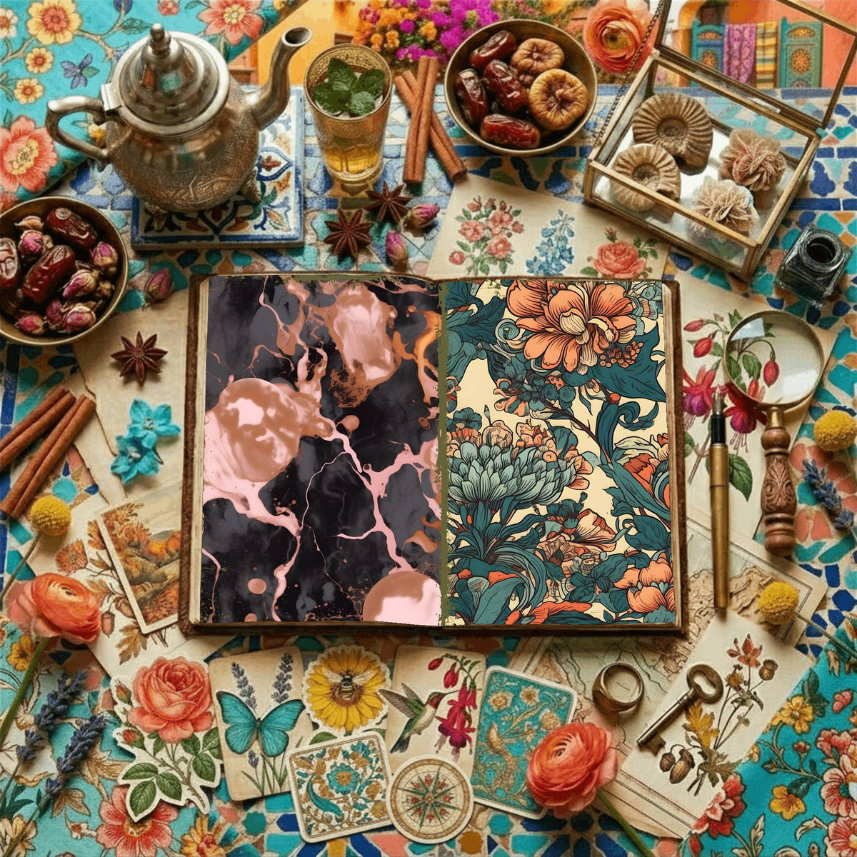 Floral Digital Papers