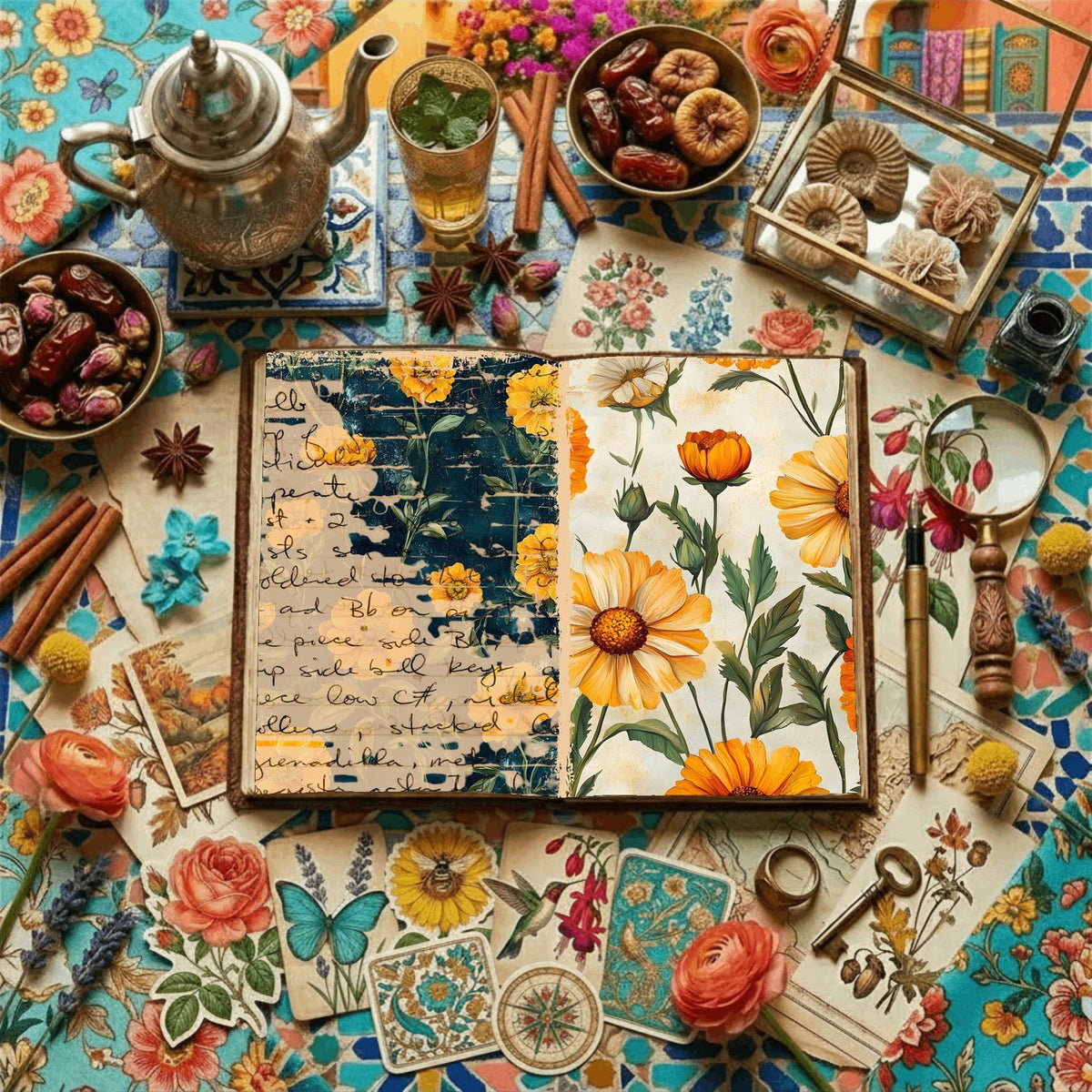 Floral Digital Papers