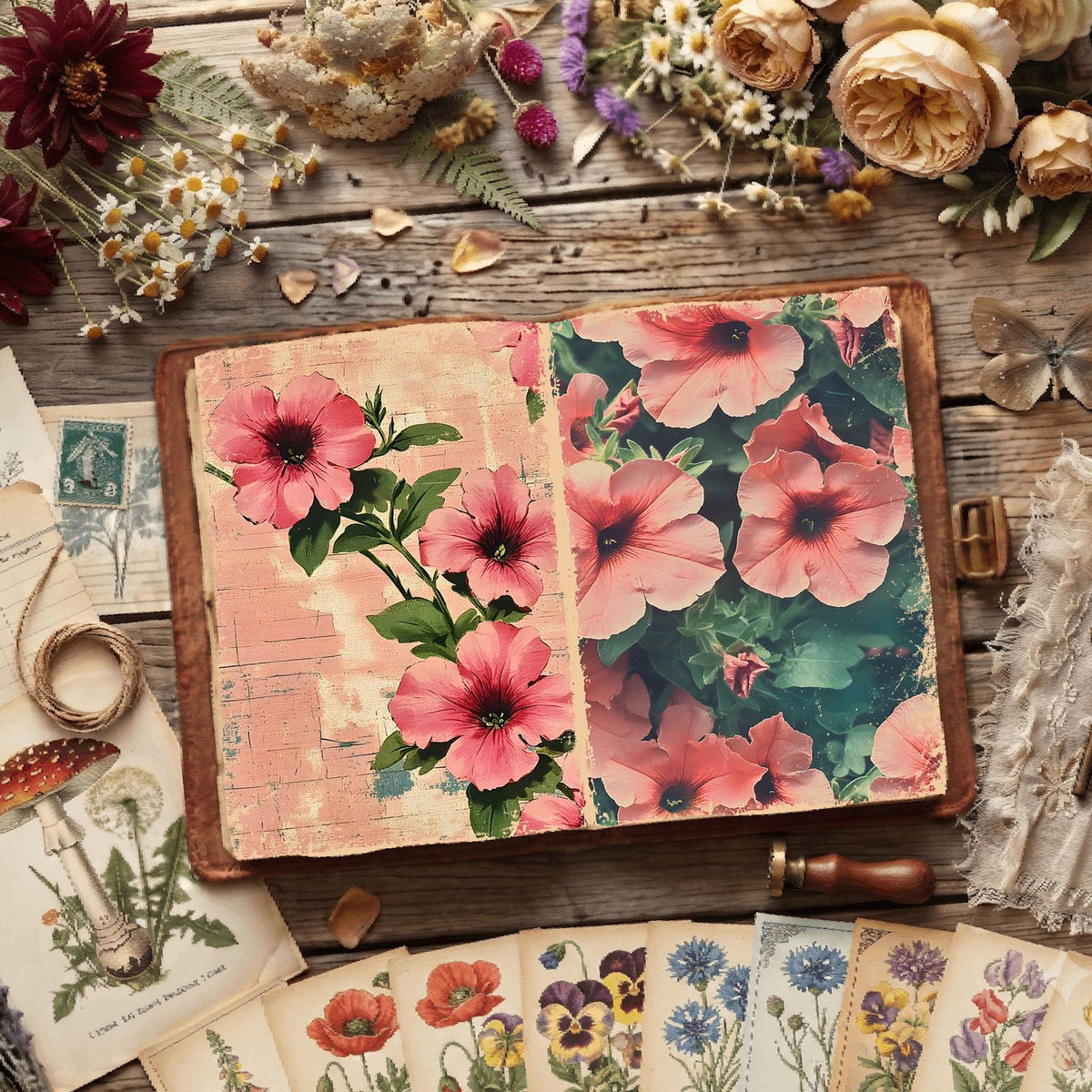 Floral Digital Papers