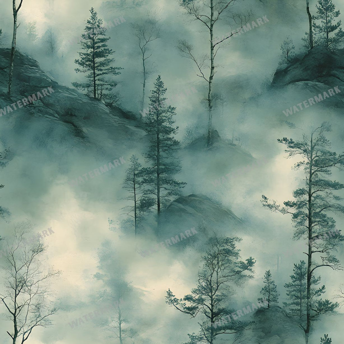 Forest Seamless Pattern