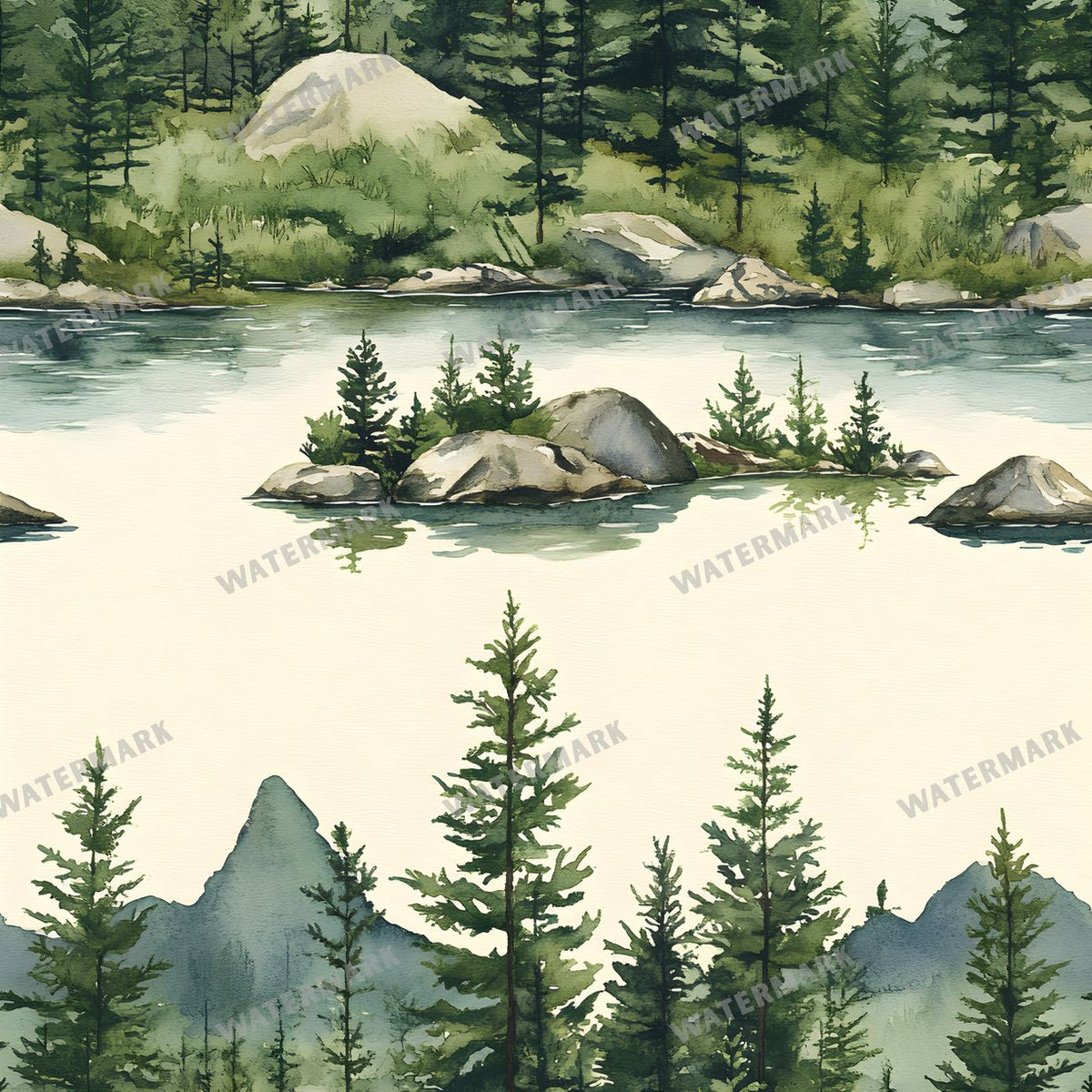 Forest Seamless Pattern