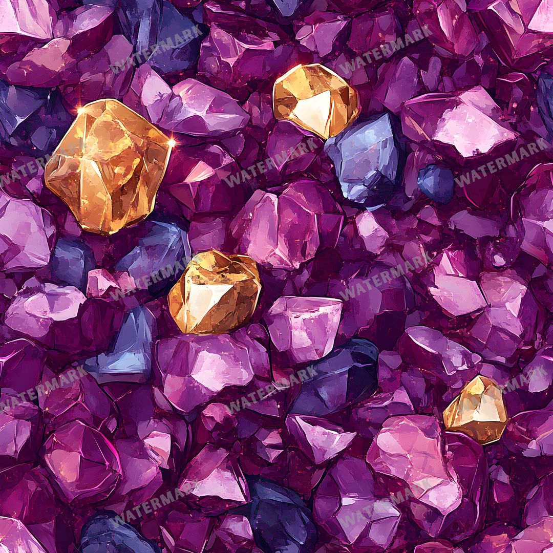 Gems Seamless Pattern