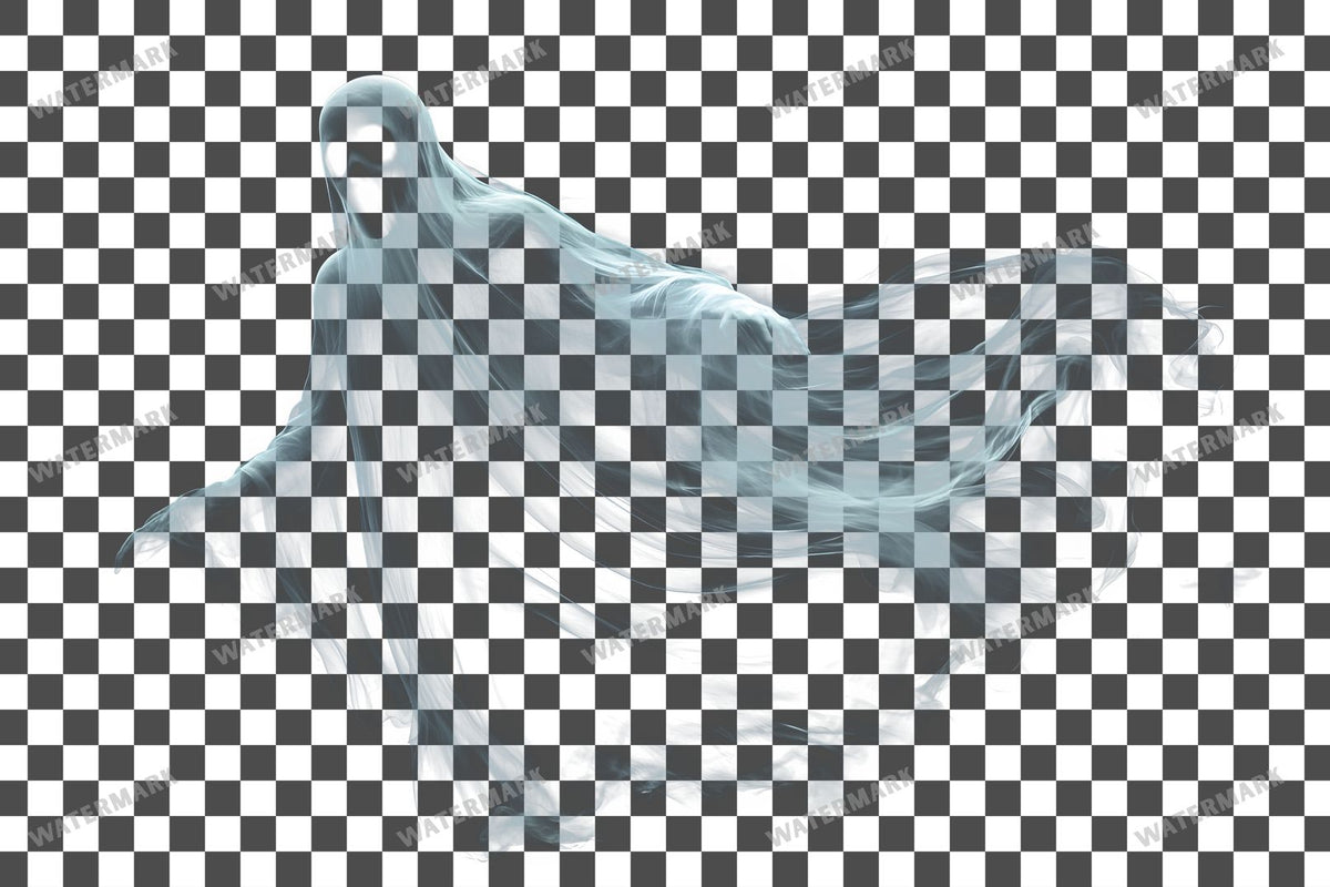 Ghostly Apparition Transparent Overlay Pngs
