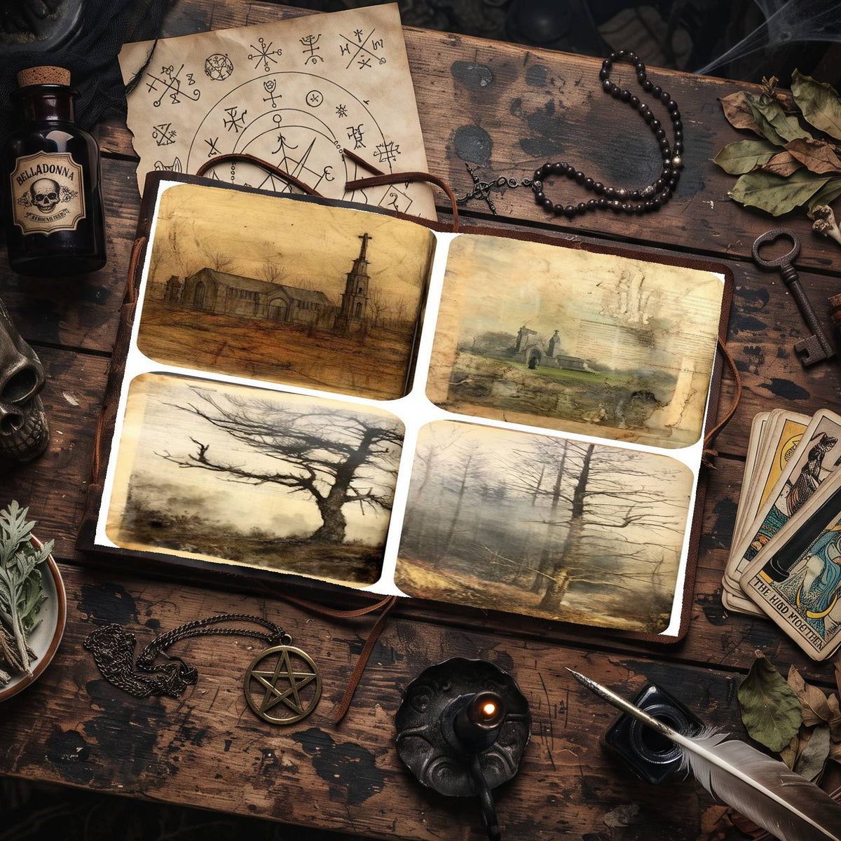 Gothic Digital Papers