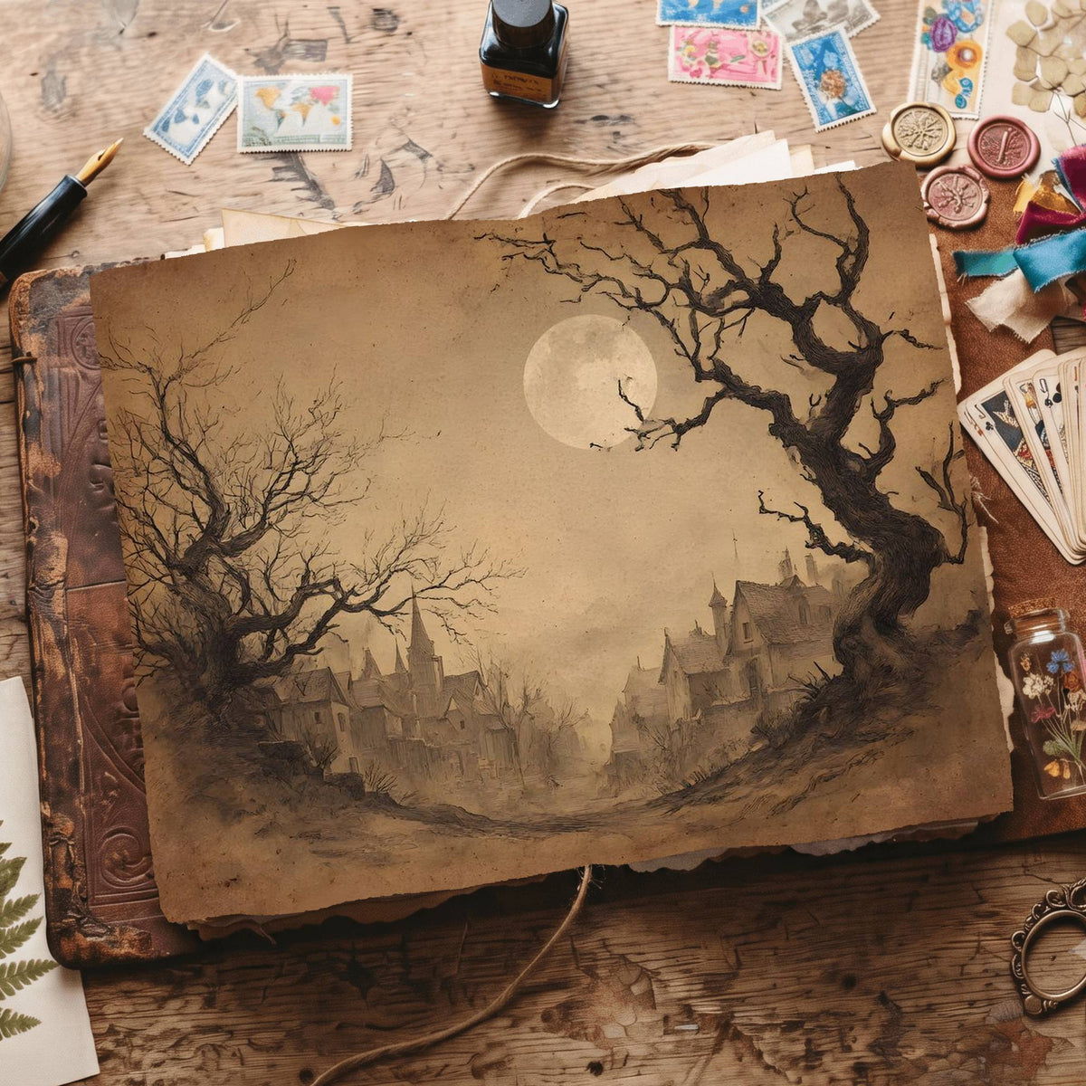 Gothic Digital Papers