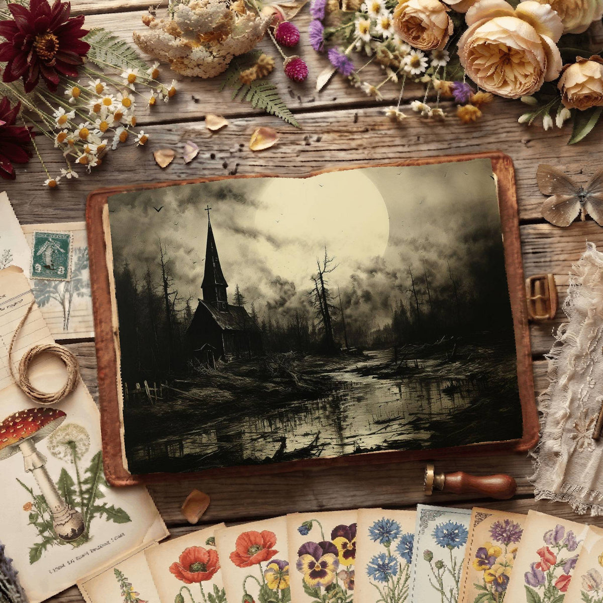 Gothic Digital Papers