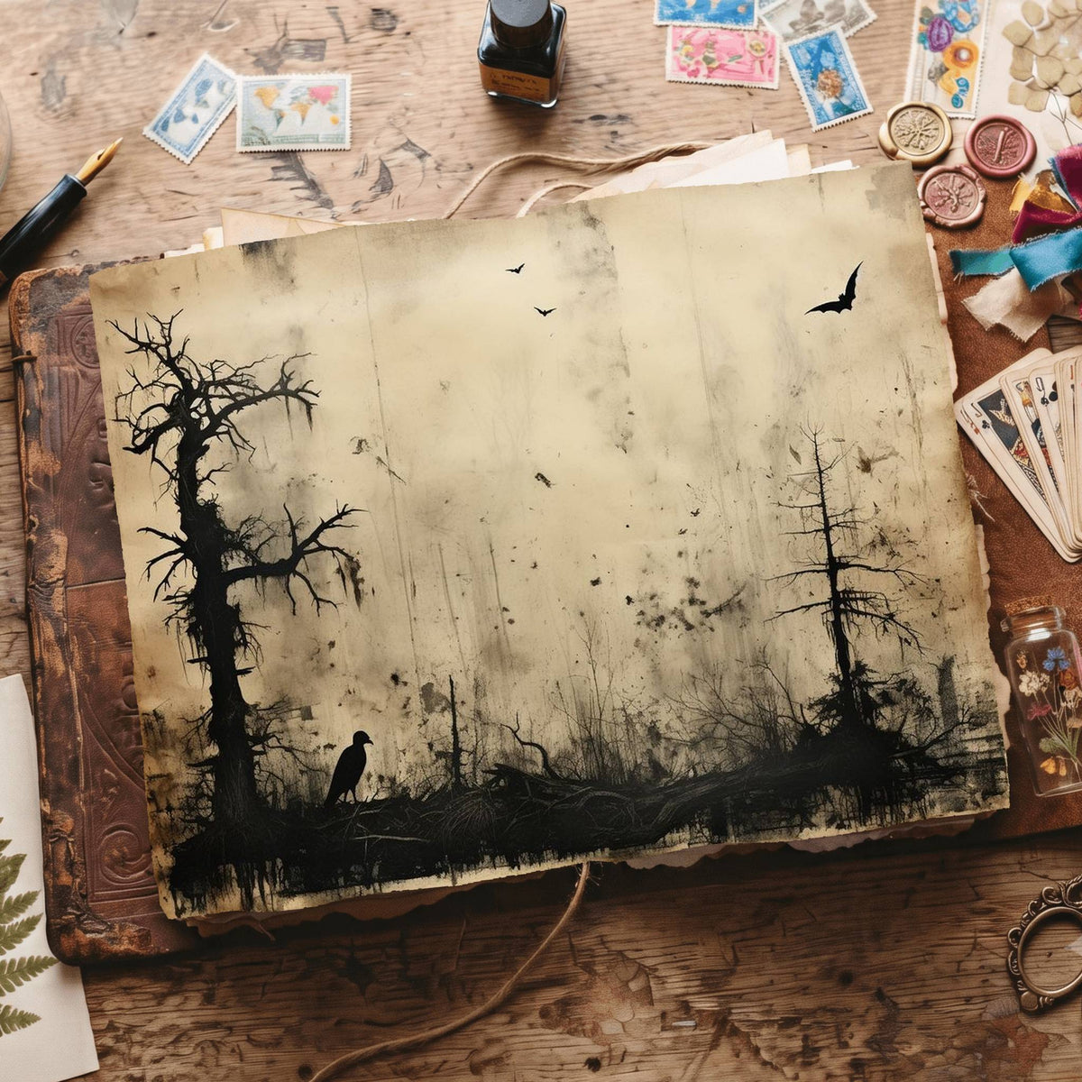 Gothic Digital Papers