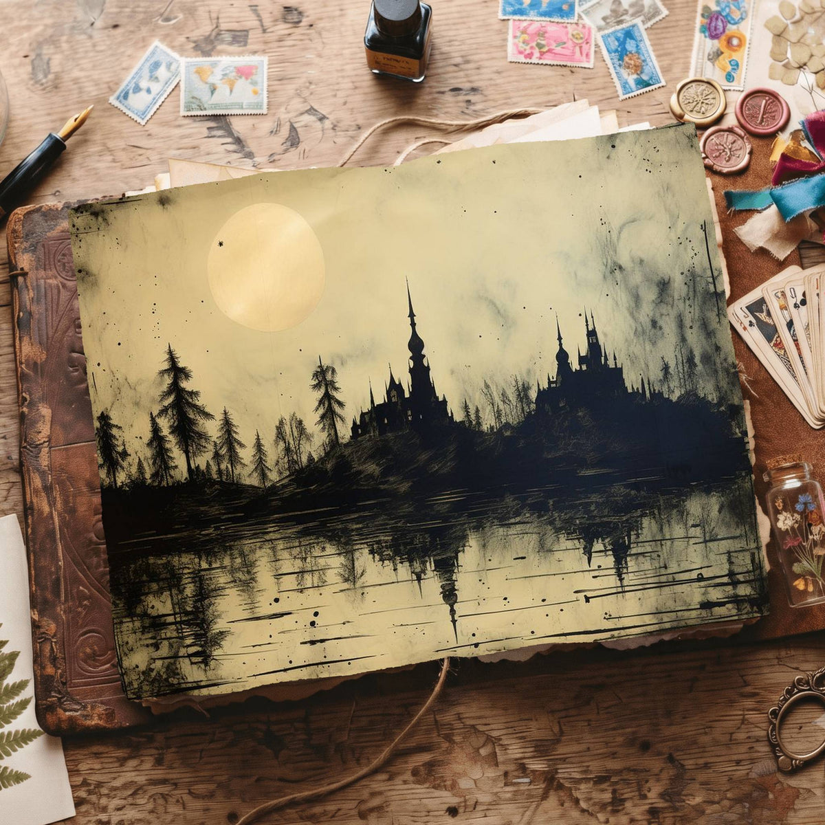 Gothic Digital Papers
