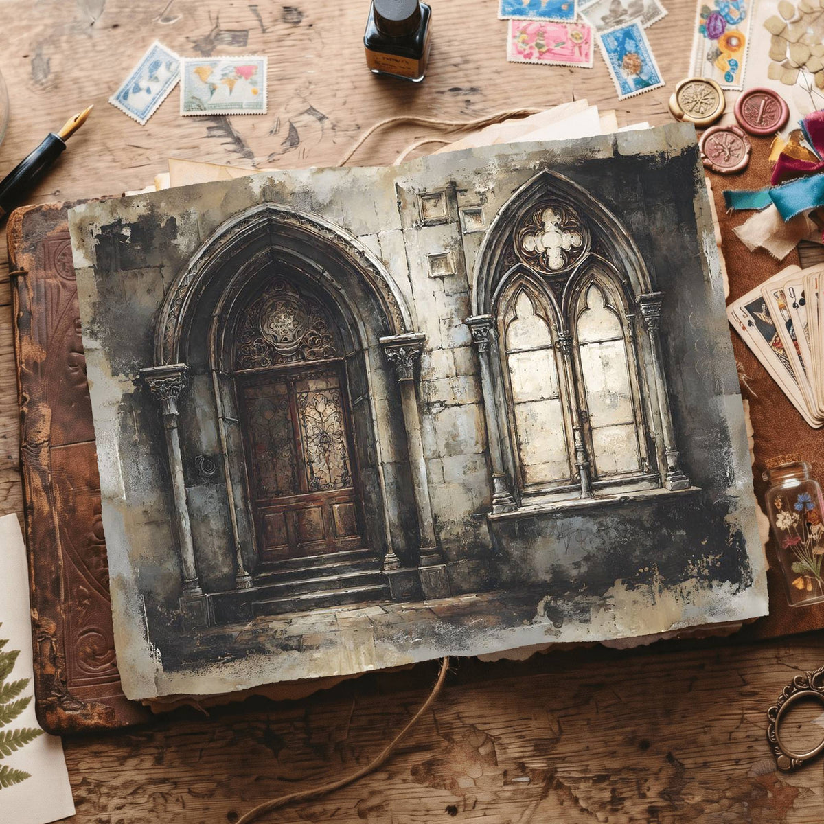 Gothic Digital Papers