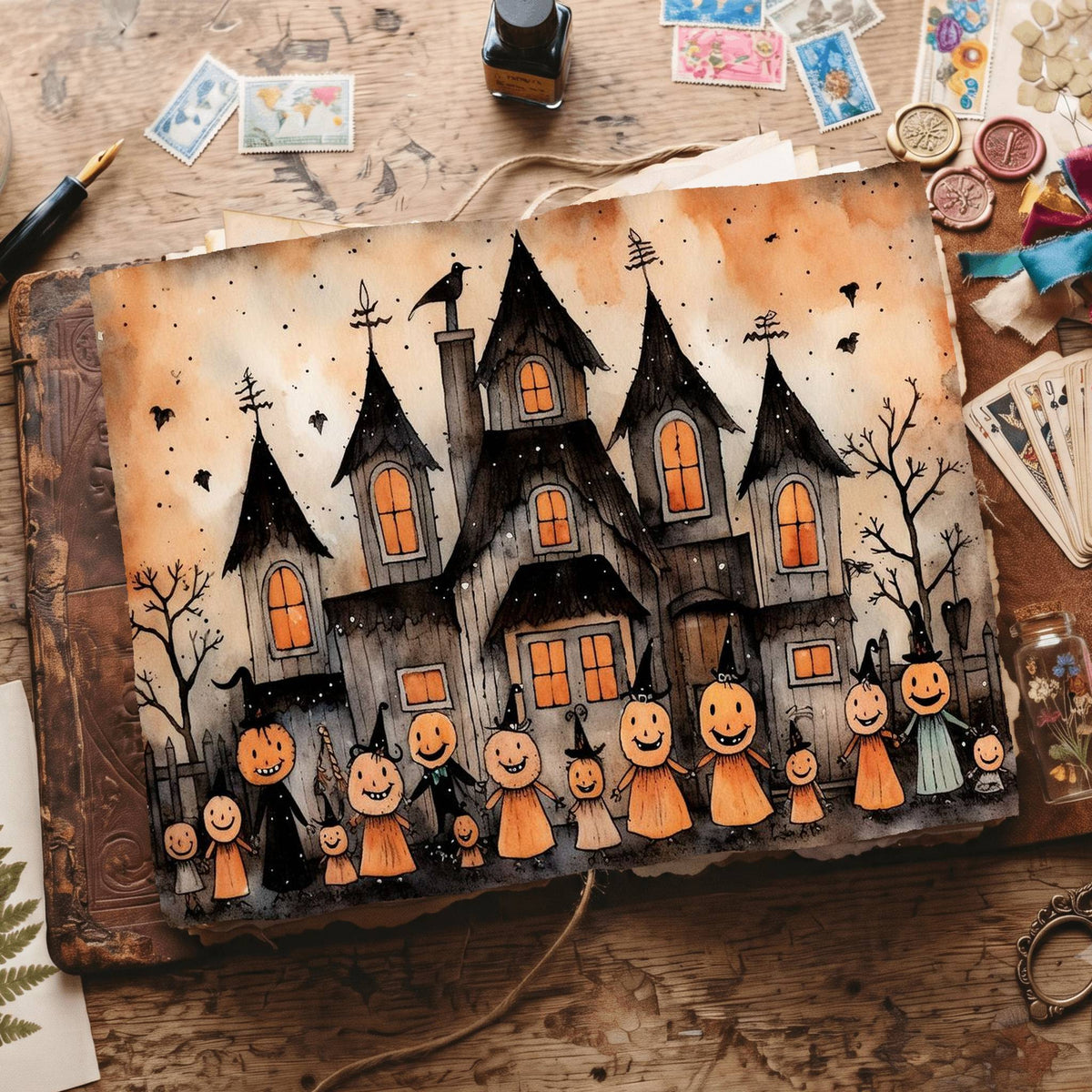 Halloween Digital Papers