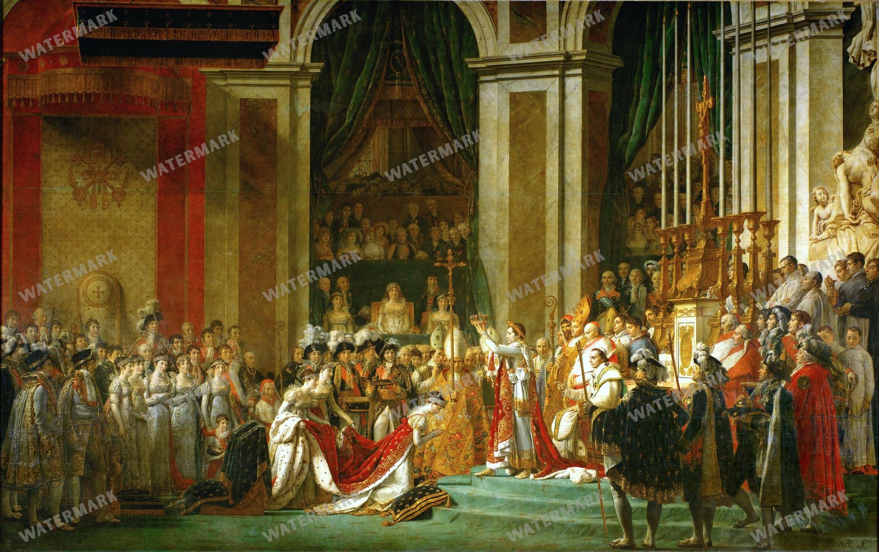 Jacques Louis David Vintage Paintings