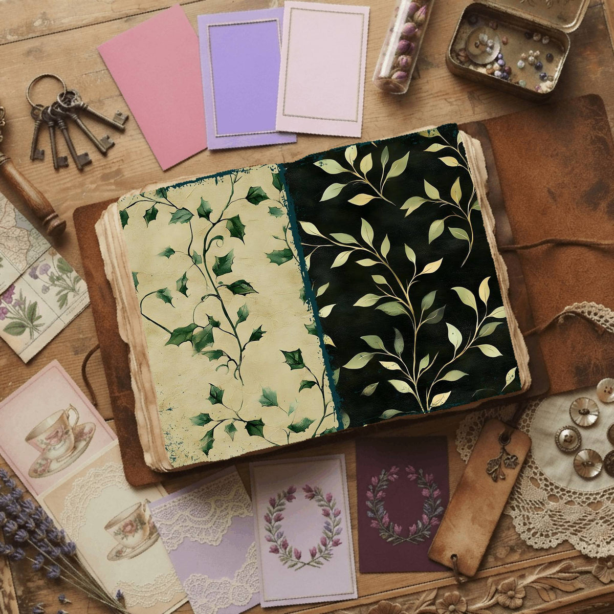 Leafy Digital Papers
