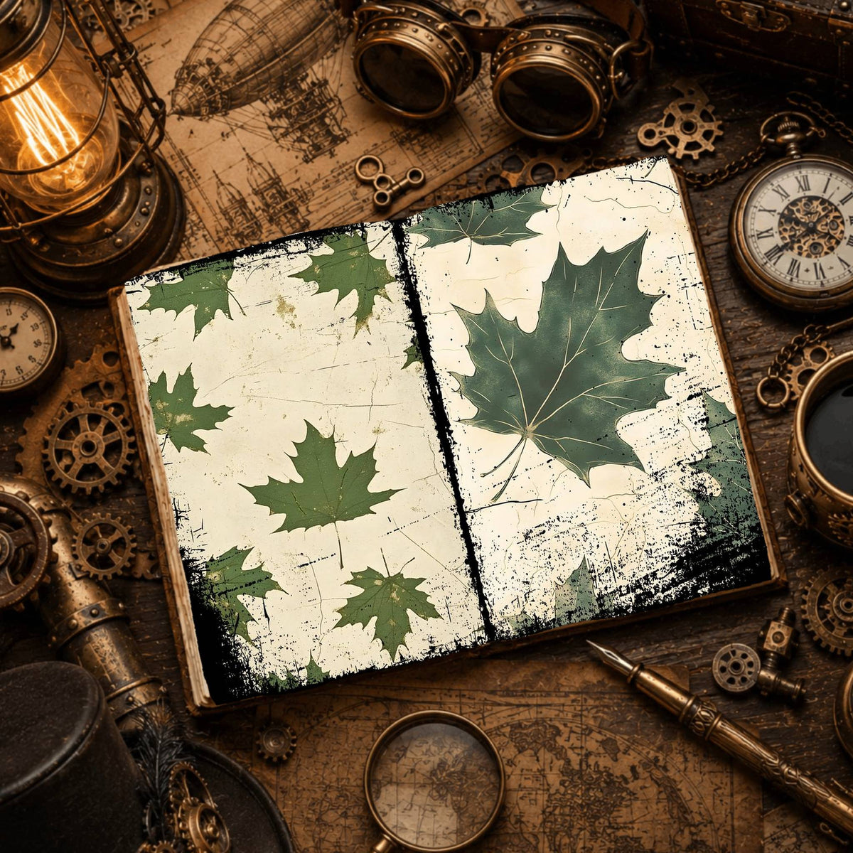 Leafy Digital Papers