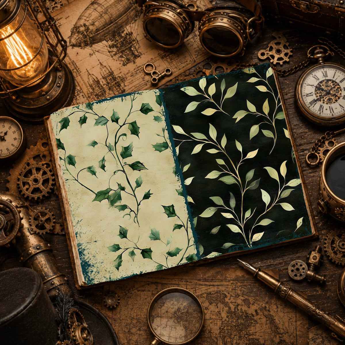 Leafy Digital Papers