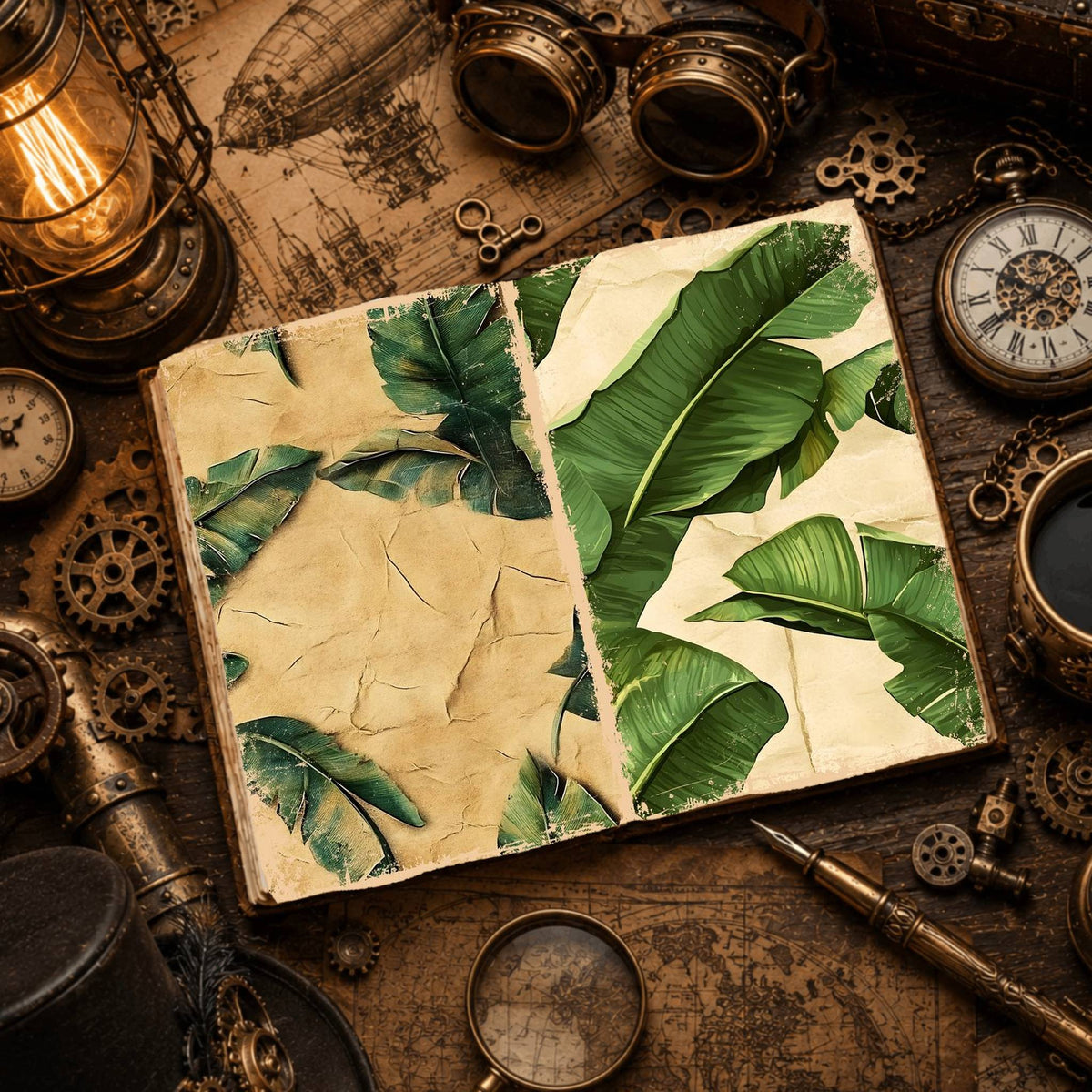 Leaves Digital Papers