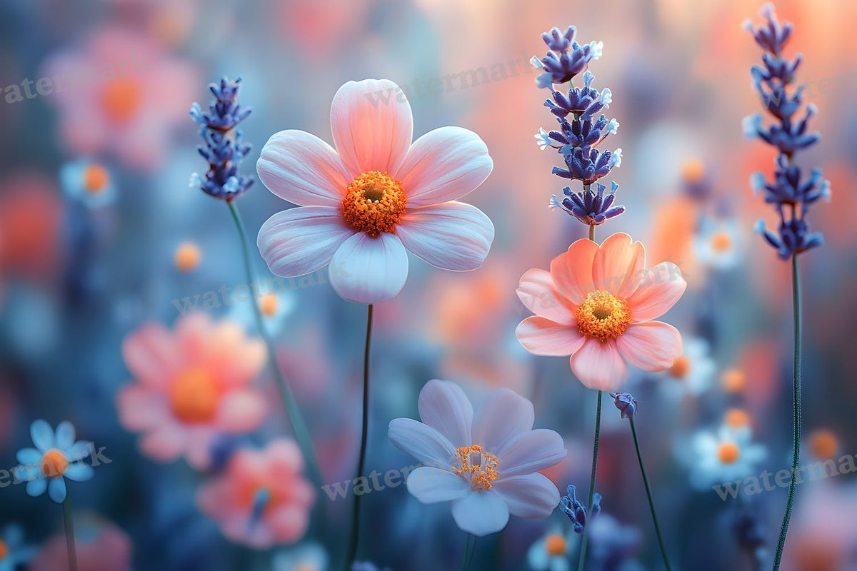 Meadow Dreamscape digital photo backdrop for photo editing, preview 15