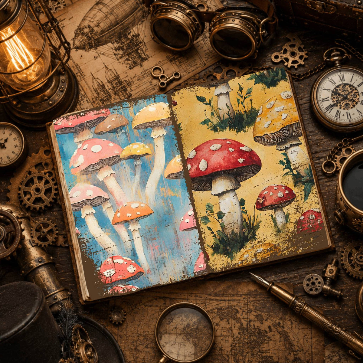 Mushroom Digital Papers