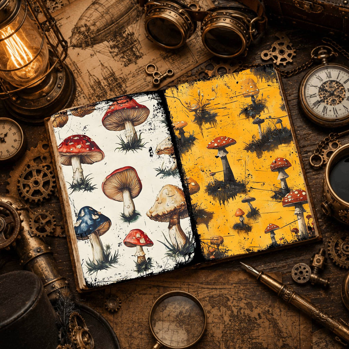 Mushroom Digital Papers