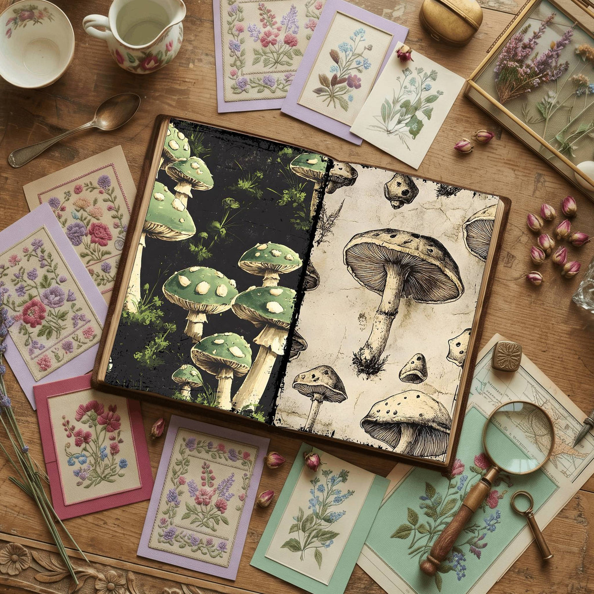 Mushroom Digital Papers