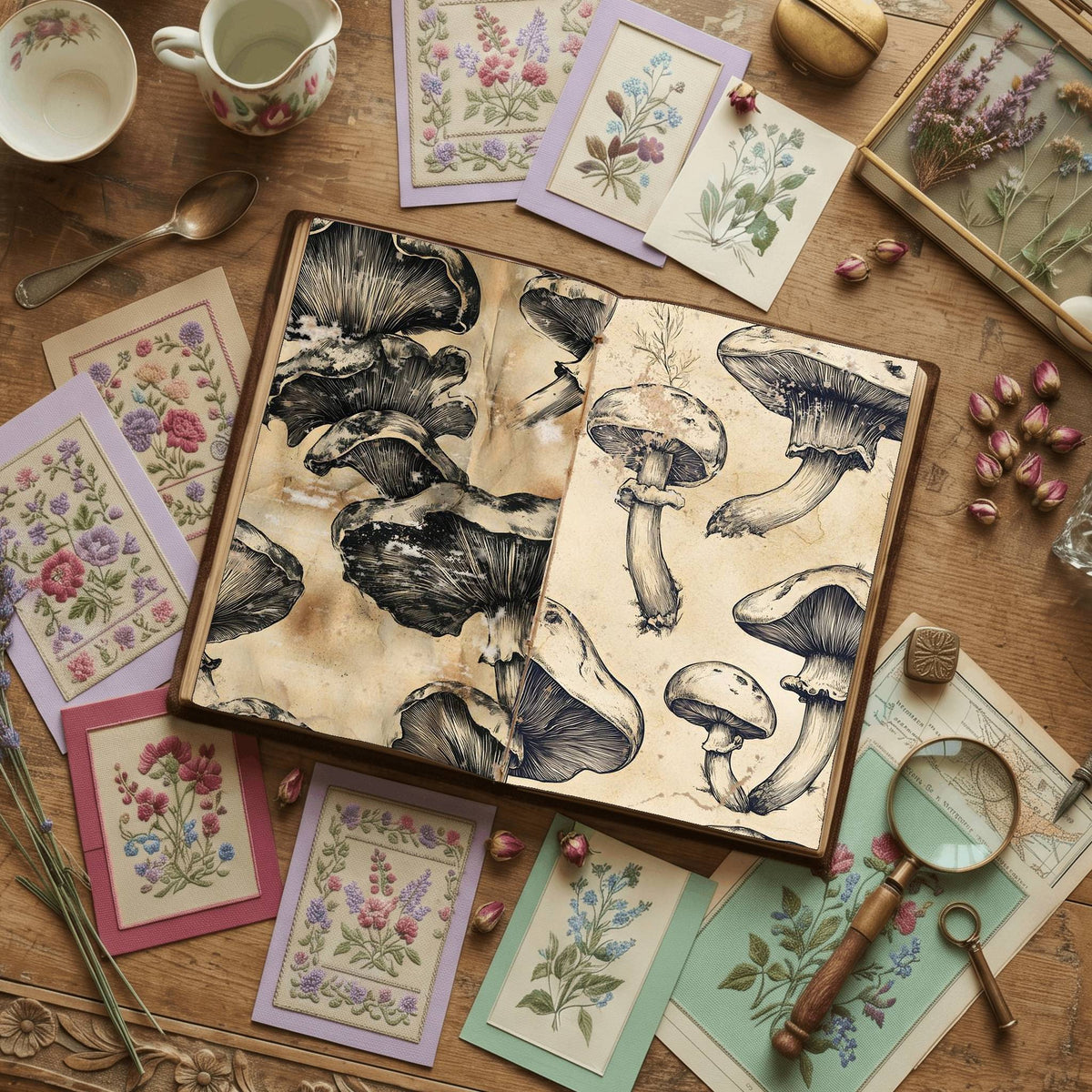 Mushroom Digital Papers
