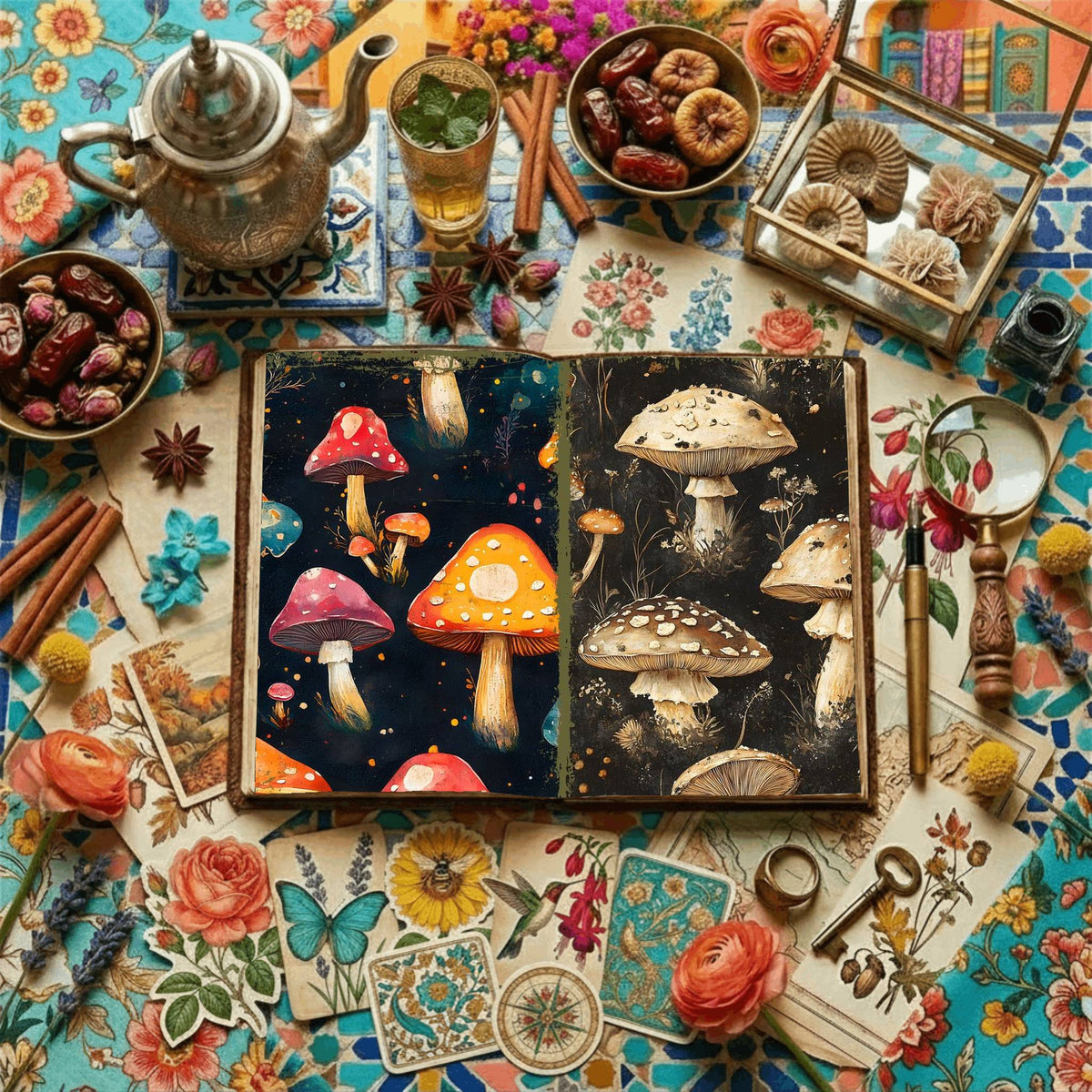 Mushroom Digital Papers
