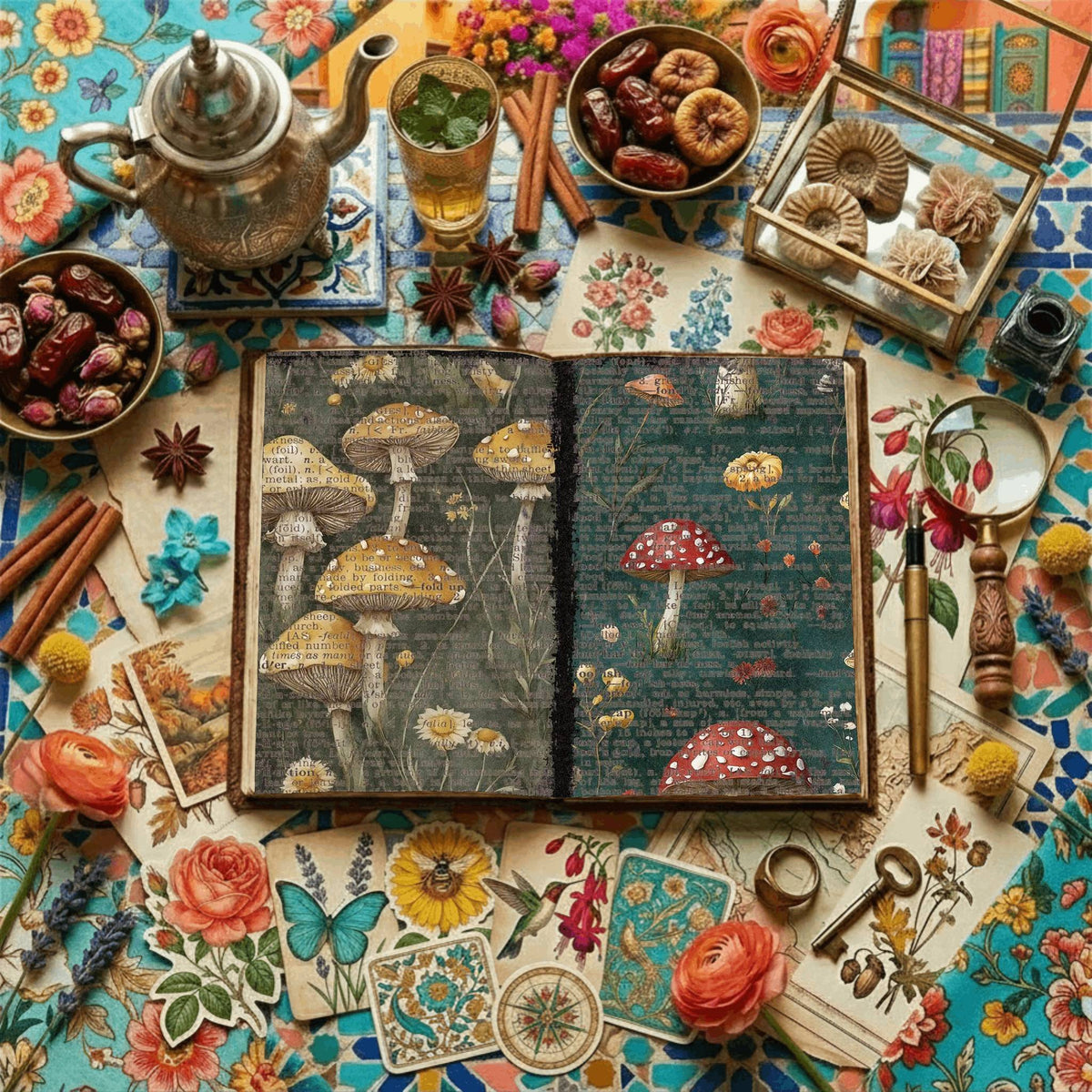 Mushroom Digital Papers