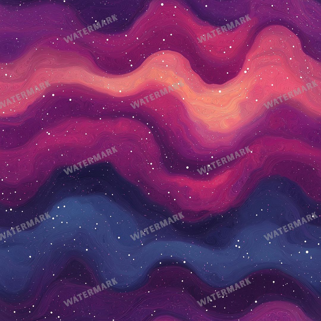 Space And Celestial Seamless Pattern