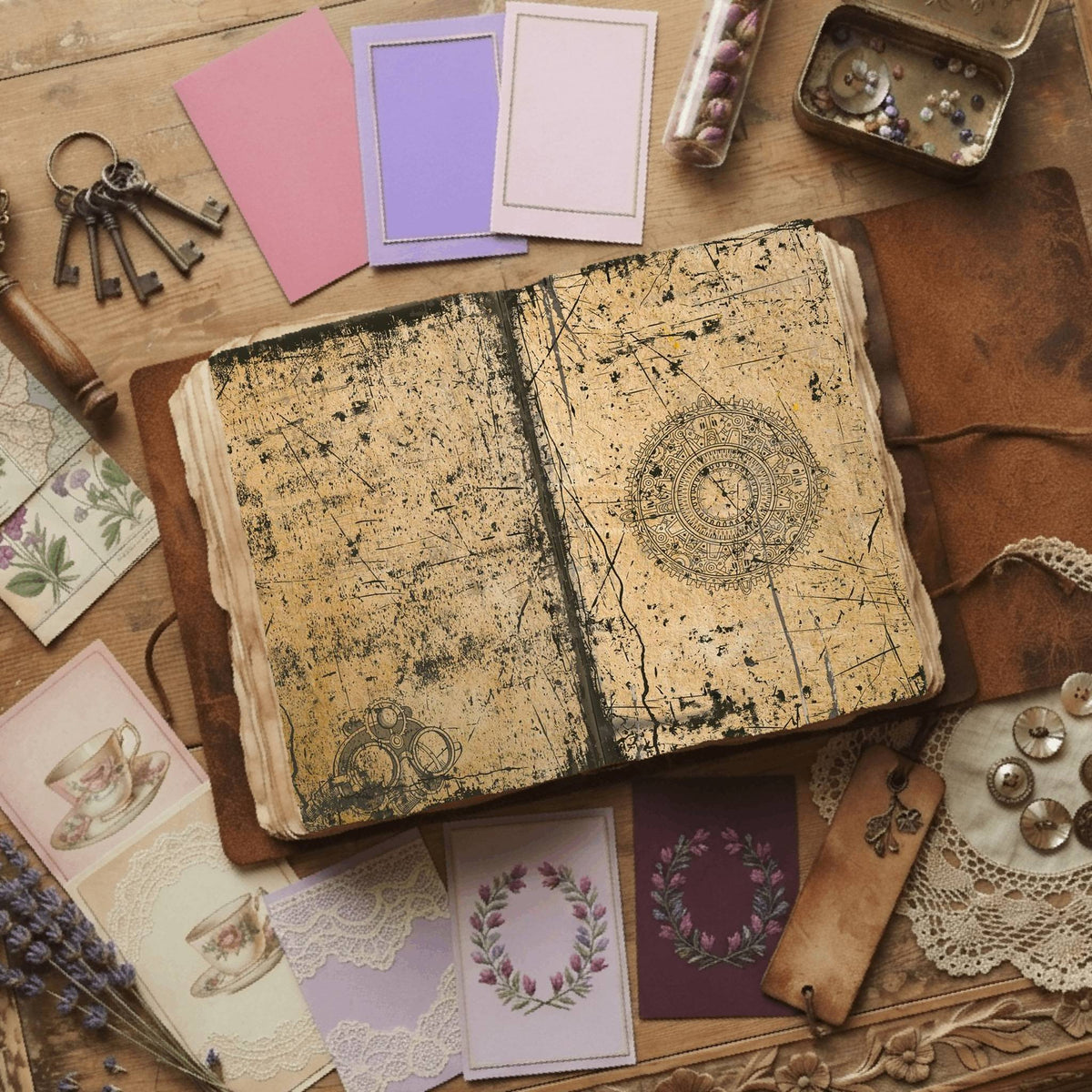 Steampunk Digital Papers