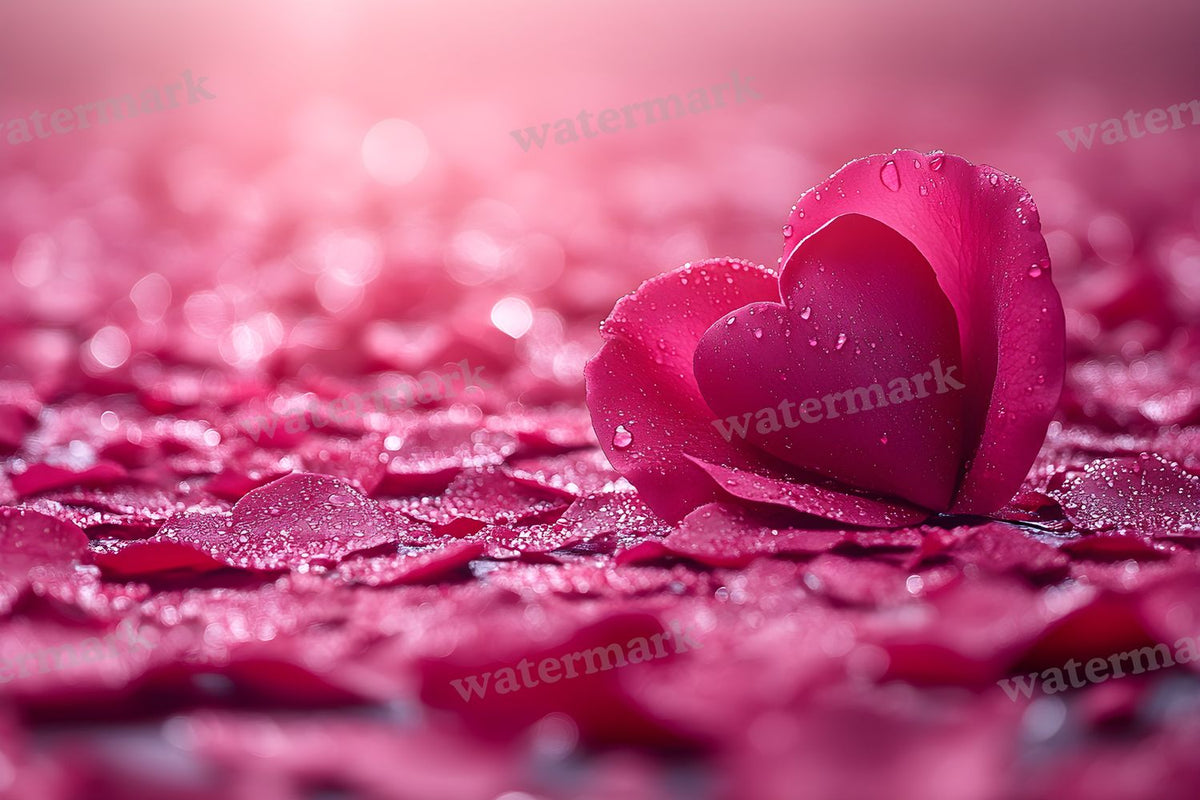Valentine digital photo backdrop for photo editing, preview 15