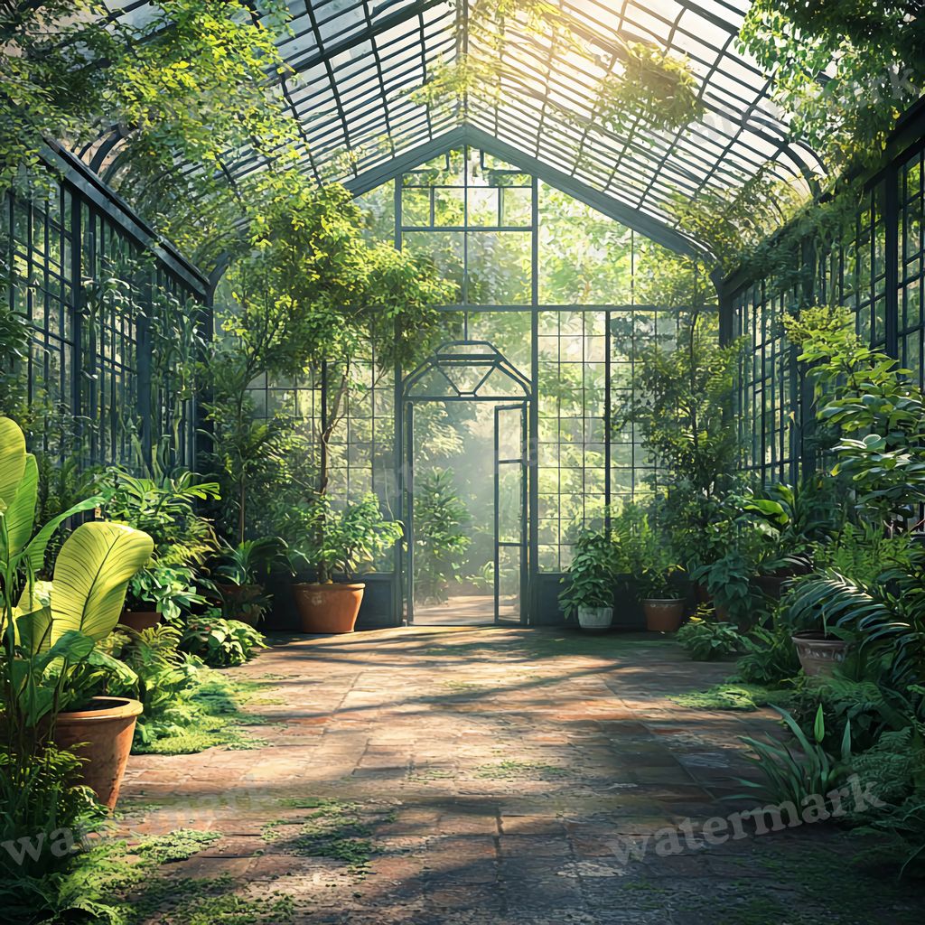 Victorian Greenhouse Backdrop Images