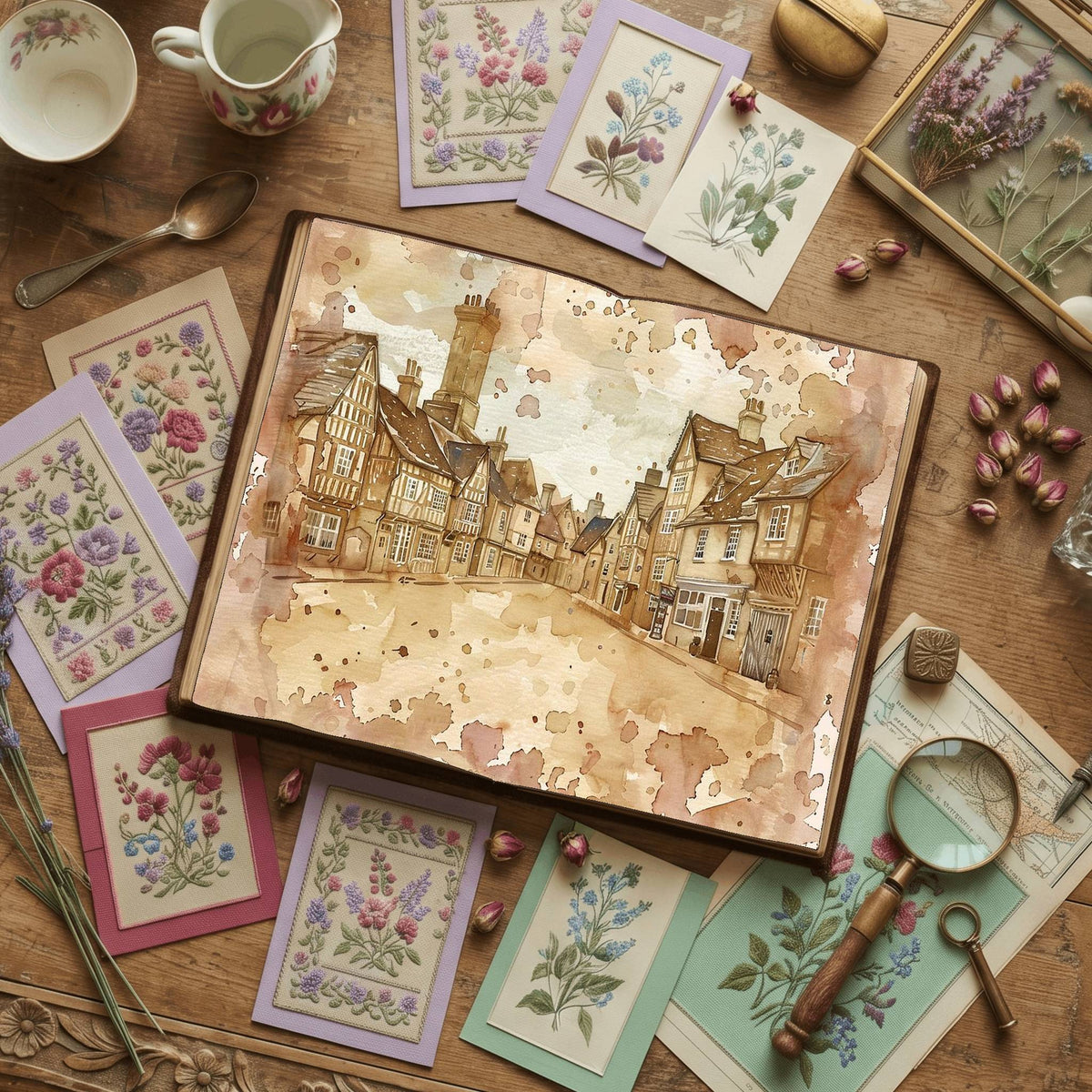 Victorian Life printable junk journal paper, page preview 16