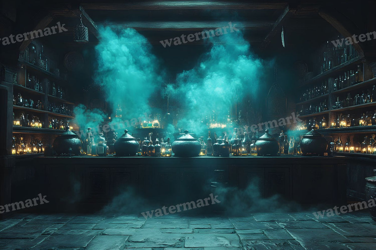 Witch Potion Room Backdrop Images