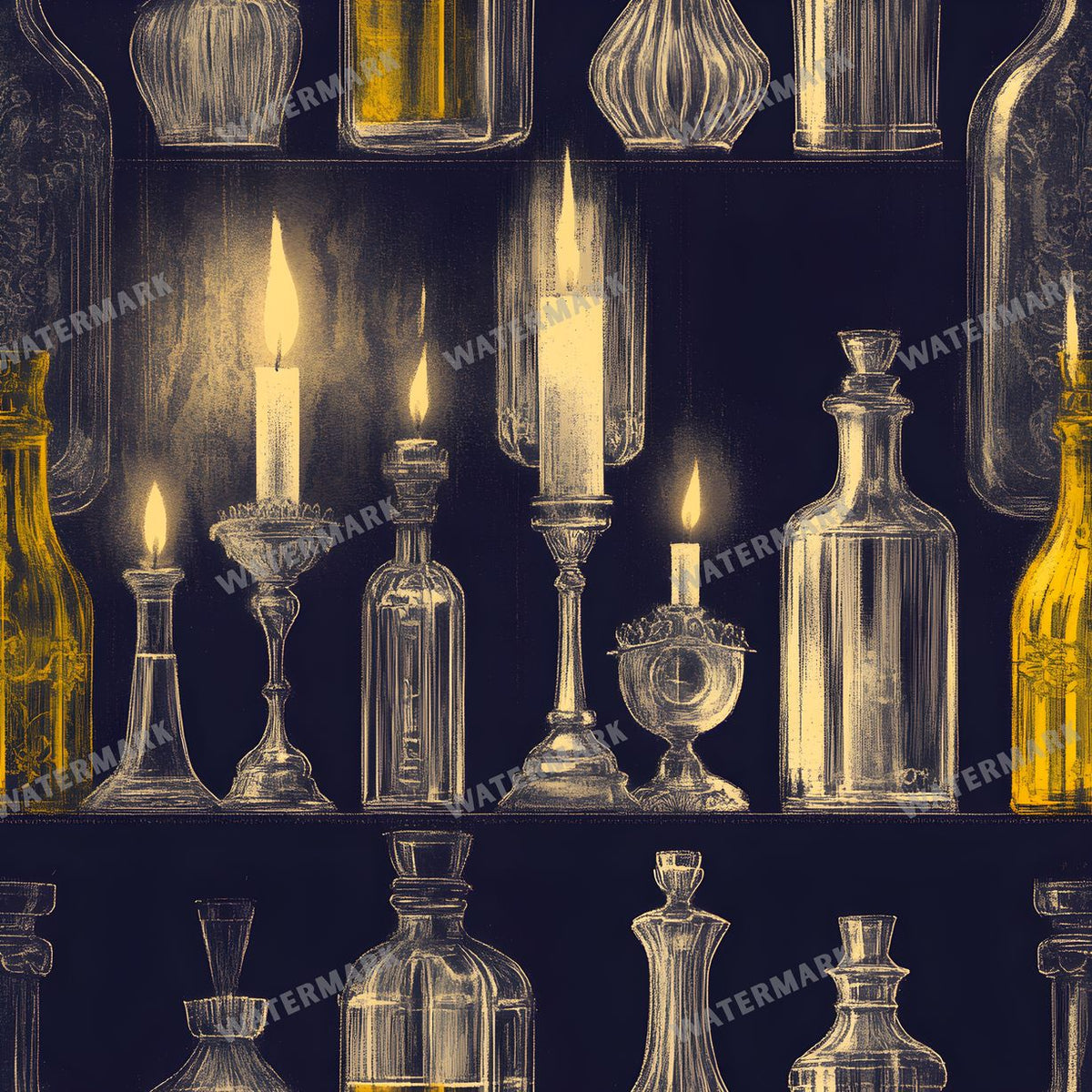 Witchcraft Seamless Pattern