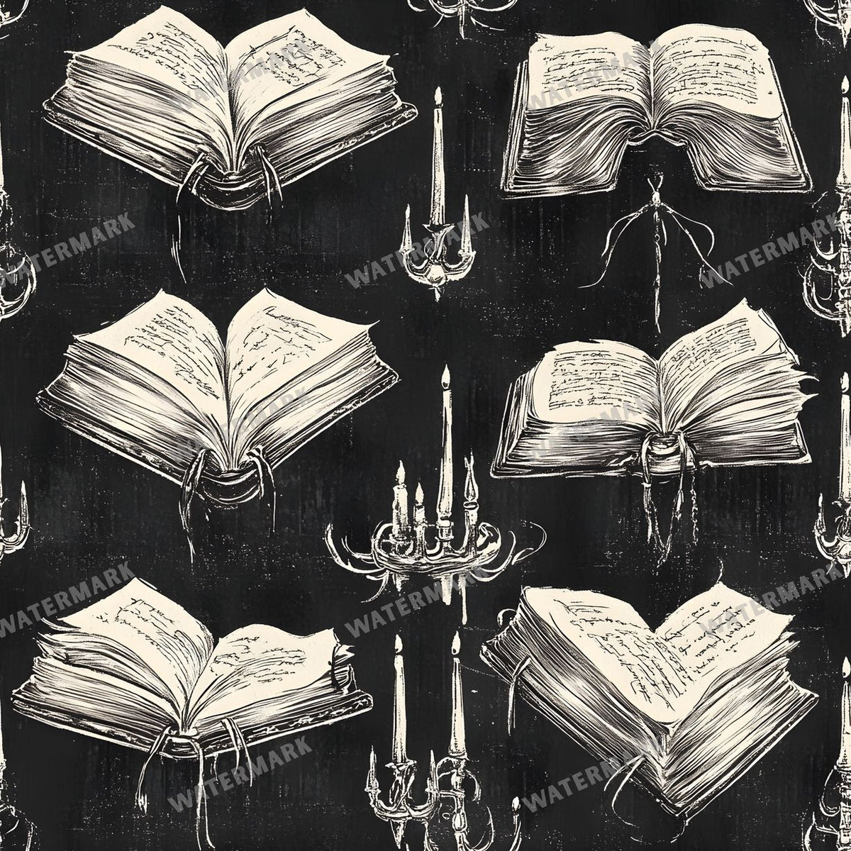 Witchcraft Seamless Pattern