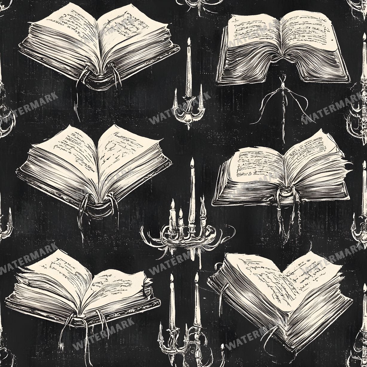 Witchcraft Seamless Pattern