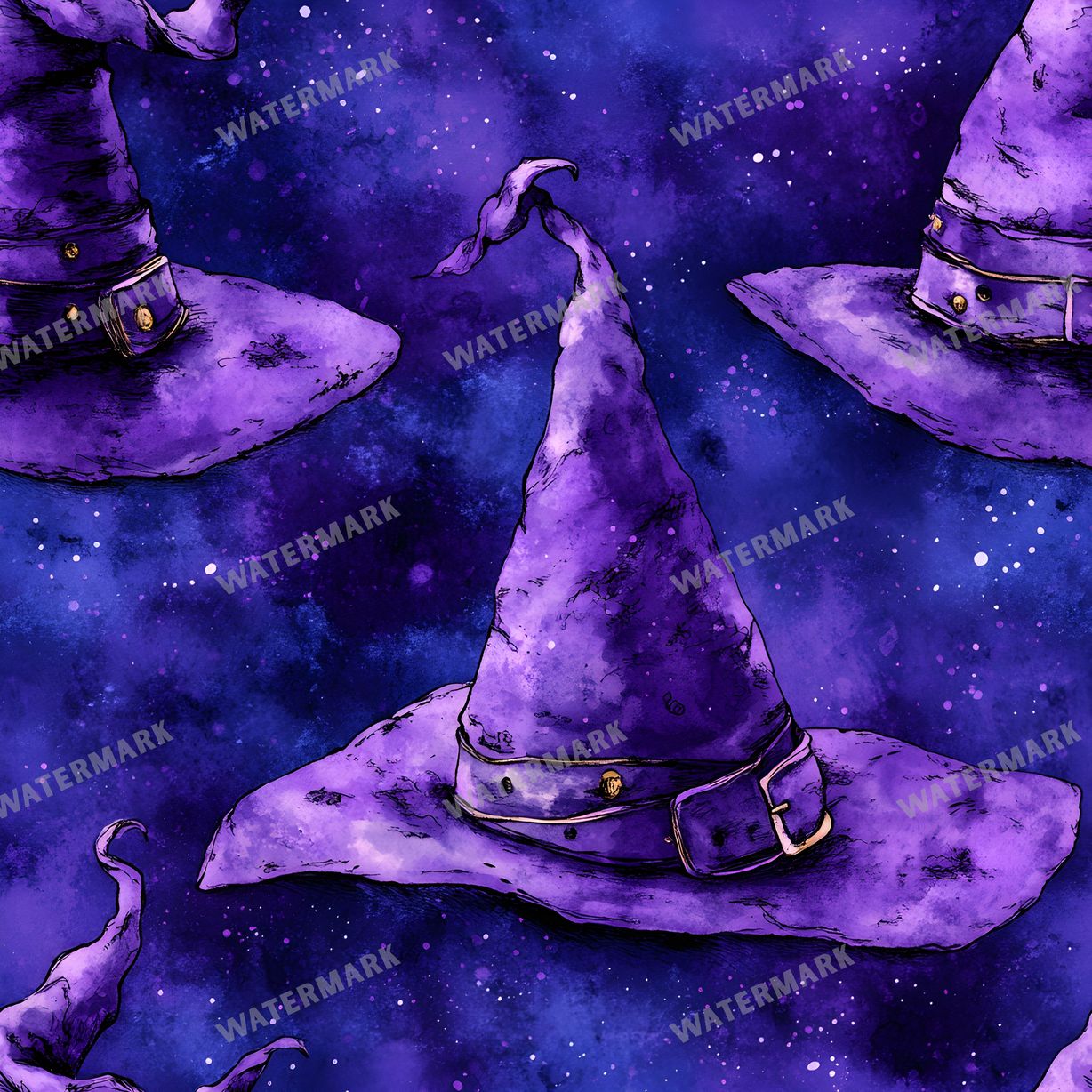 Witchcraft Seamless Pattern