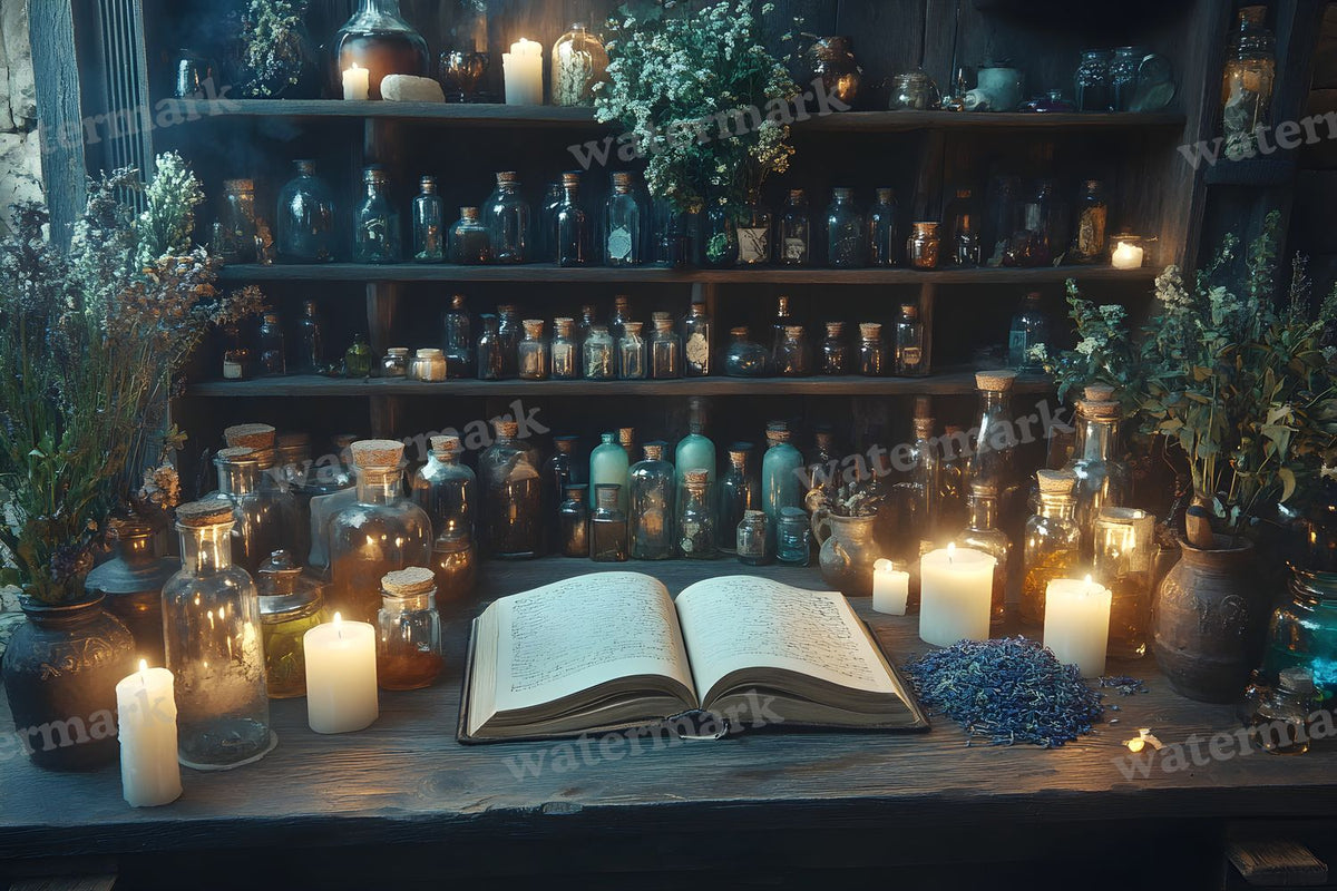 Witchs Apothecary Backdrop Images