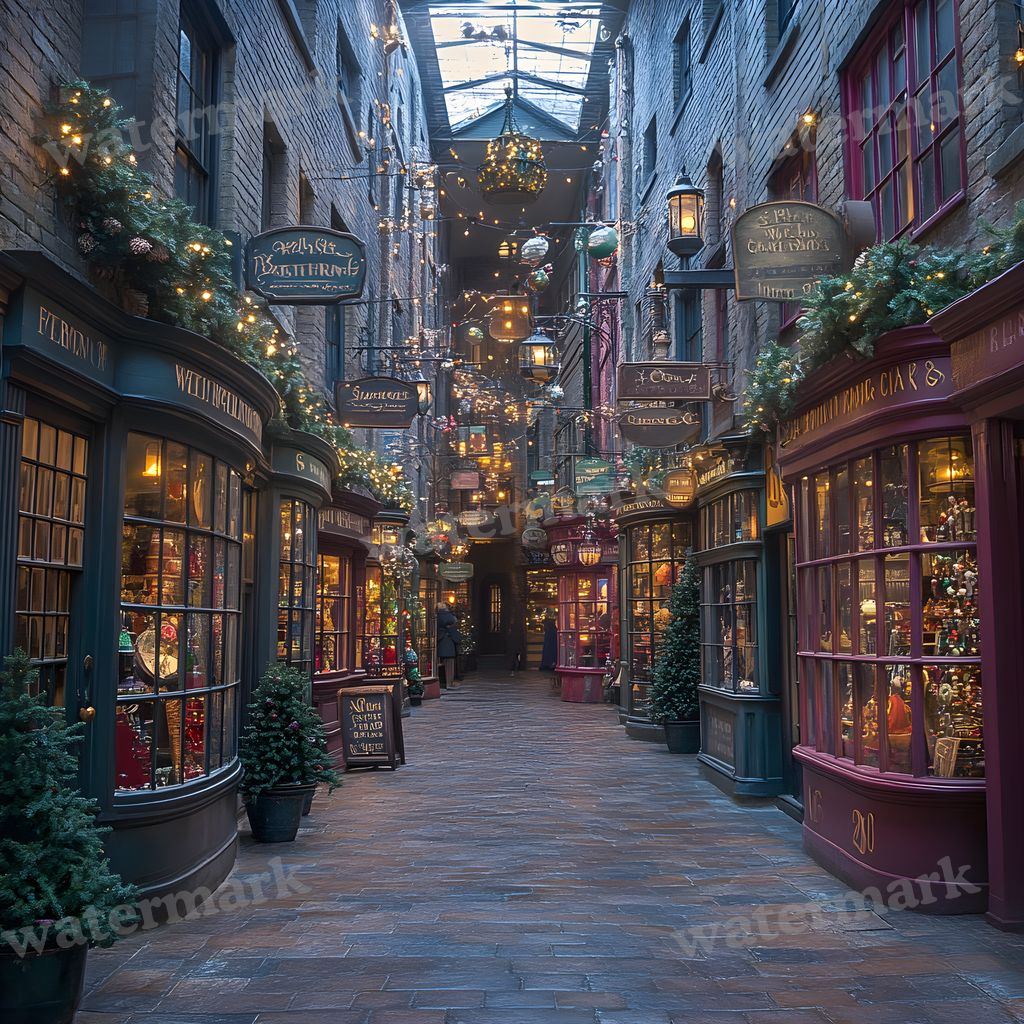 Wizarding Alley Backdrop Images