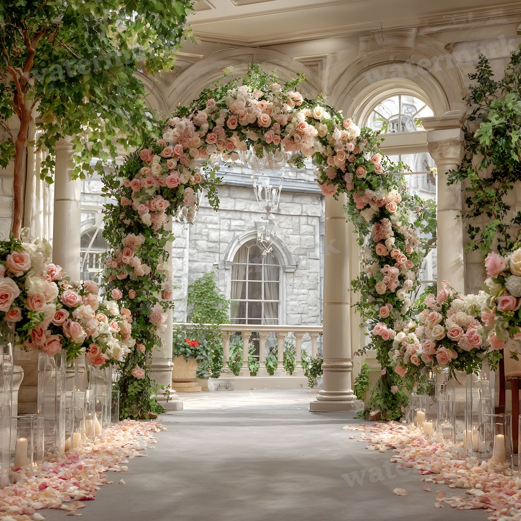 Wrought Iron Arch Decor Backdrop Images