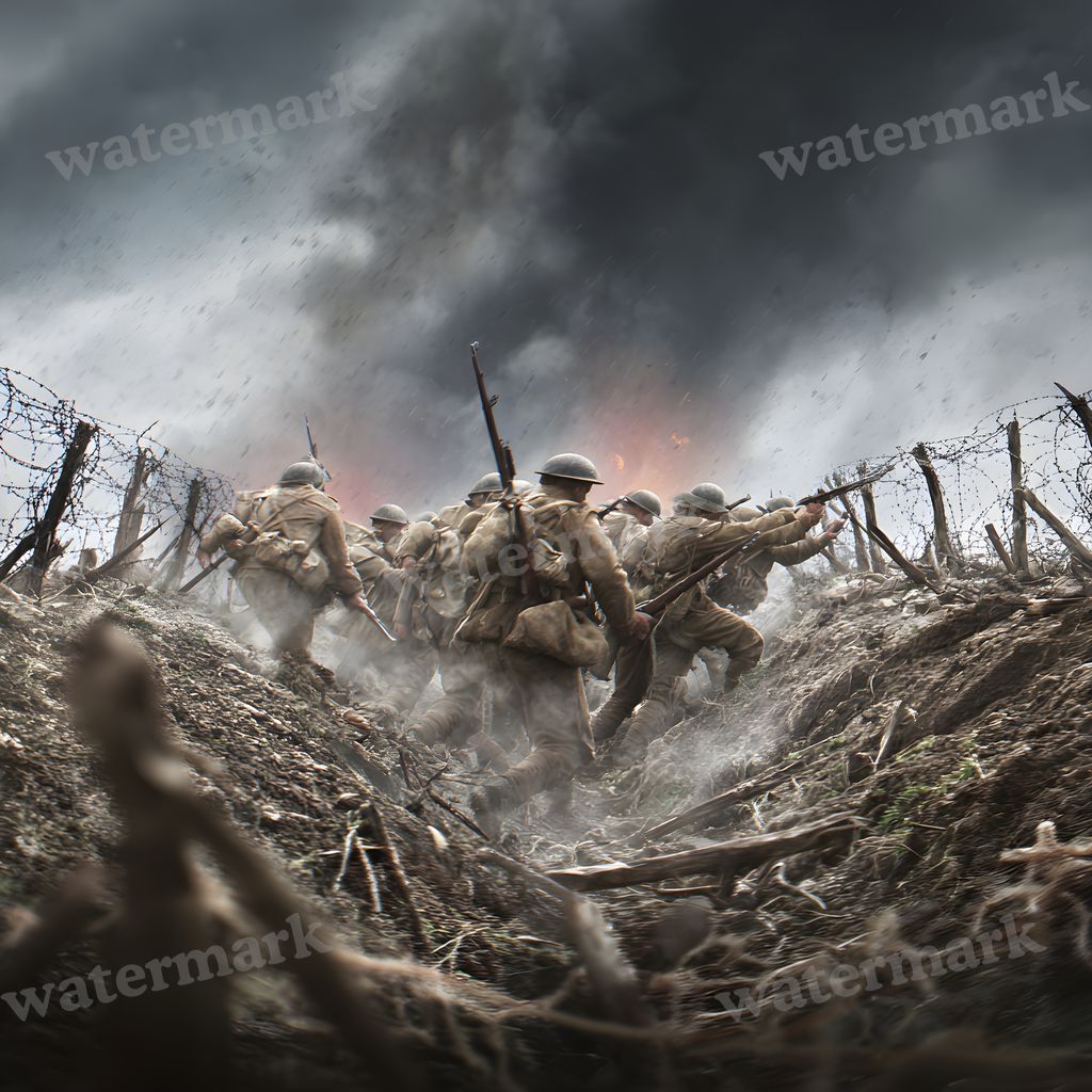 Ww Soldiercharging Backdrop Images