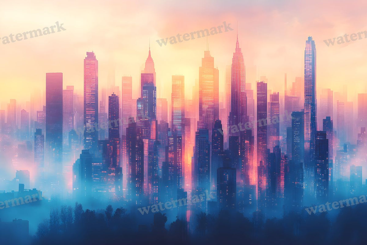 Abstract Skyline Backdrop Images