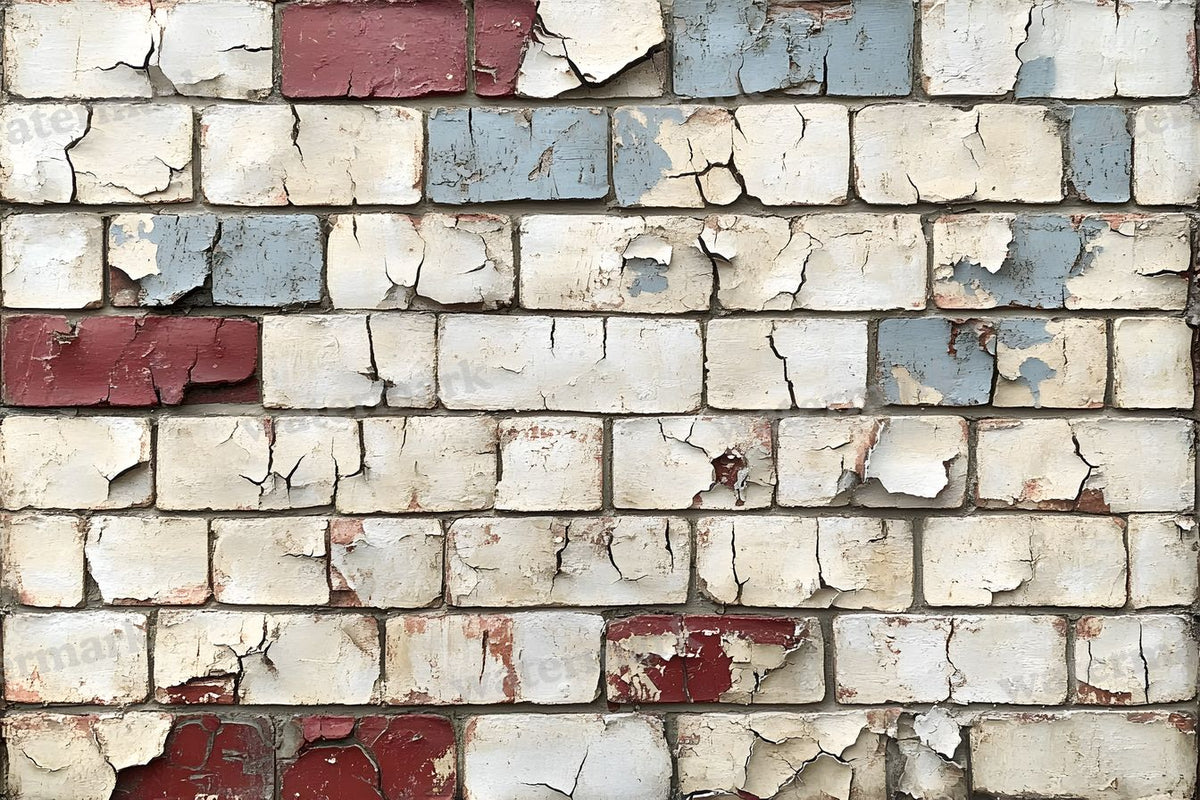Aged Whitewashed Bricks Backdrop Images